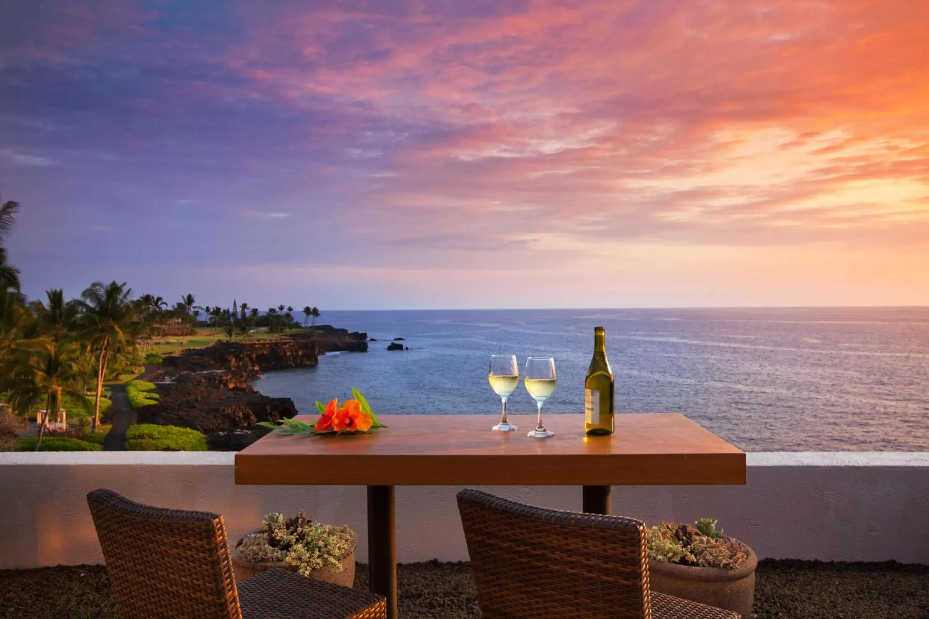 Balcony/Terrace in Outrigger Kona Resort and Spa