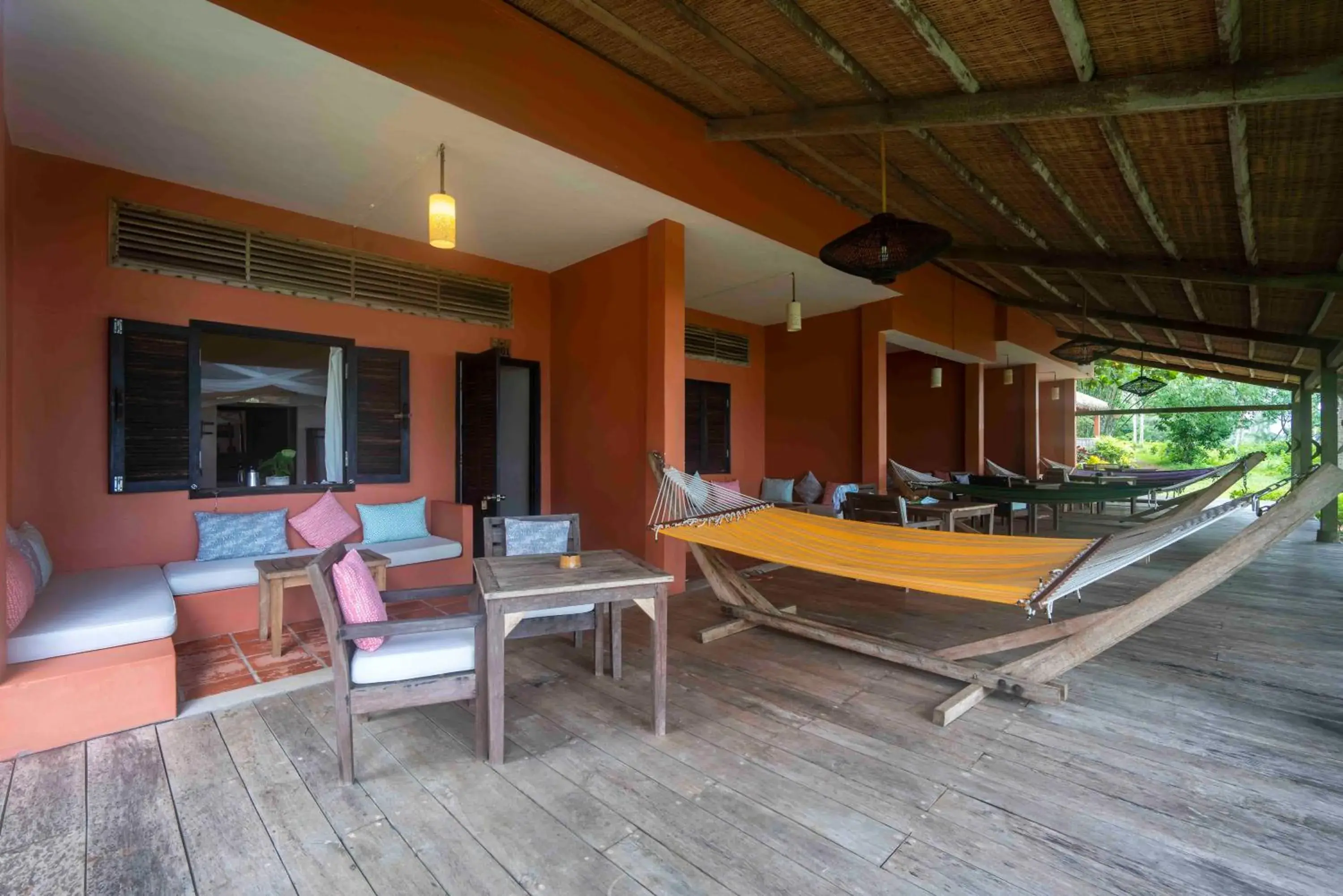 Seating area in Mango Bay Resort