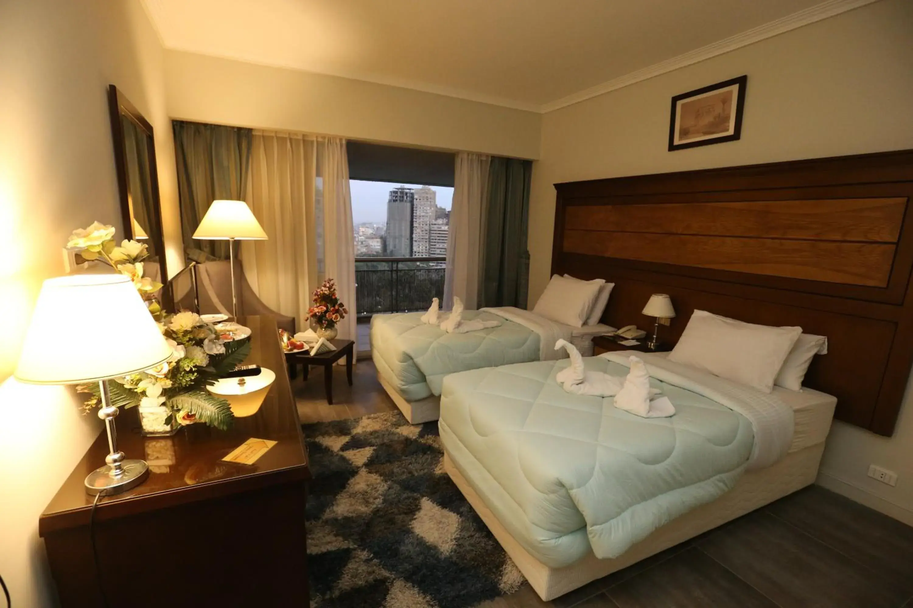 Photo of the whole room, Bed in Horizon Shahrazad Hotel