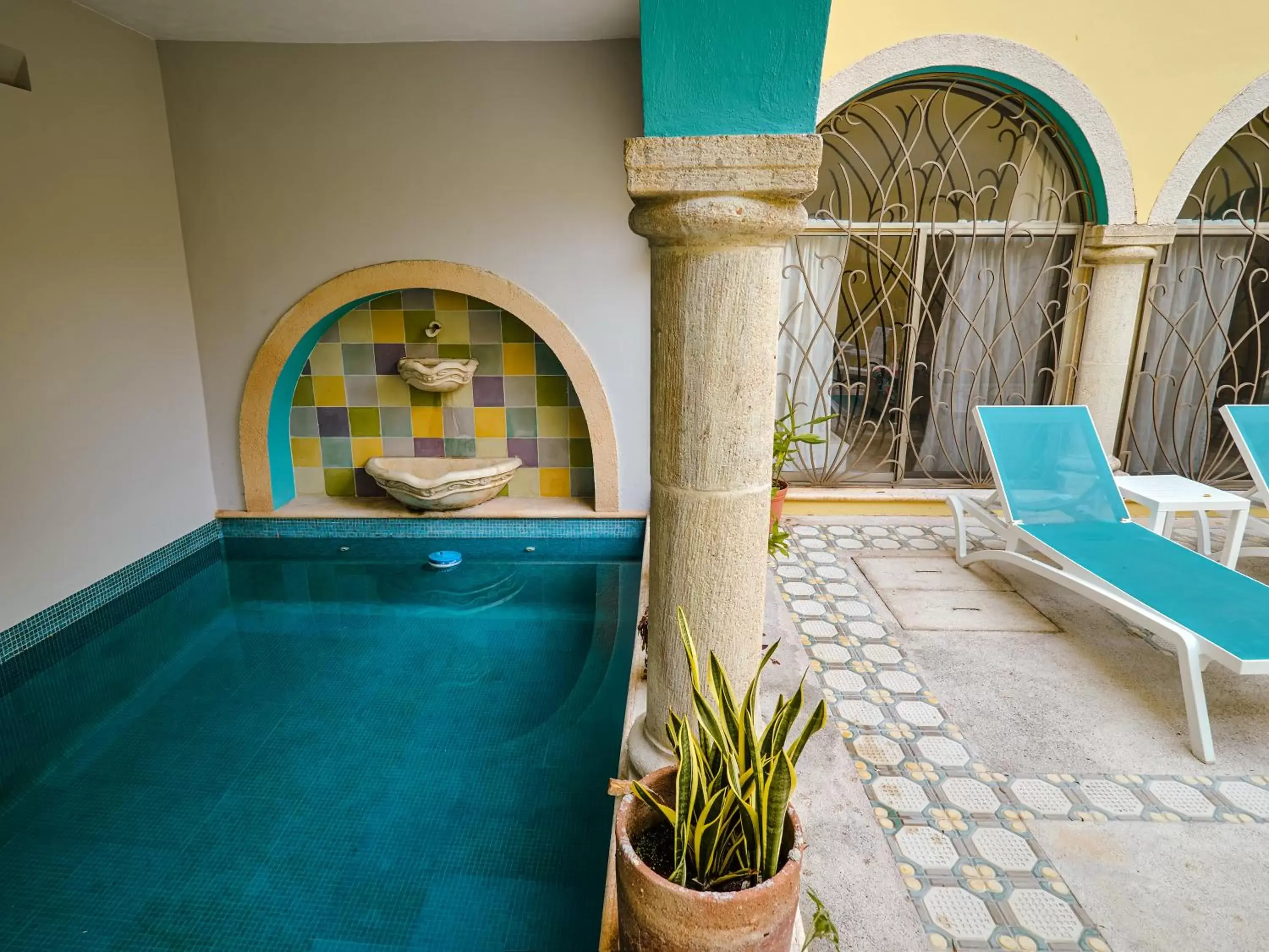 Swimming Pool in Casona 66 Merida Boutique Hotel