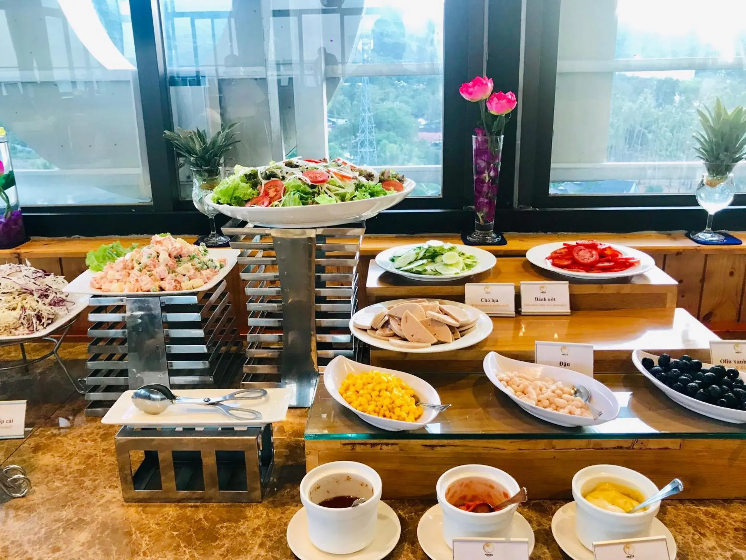 Buffet breakfast in Nesta Hotel Phu Quoc