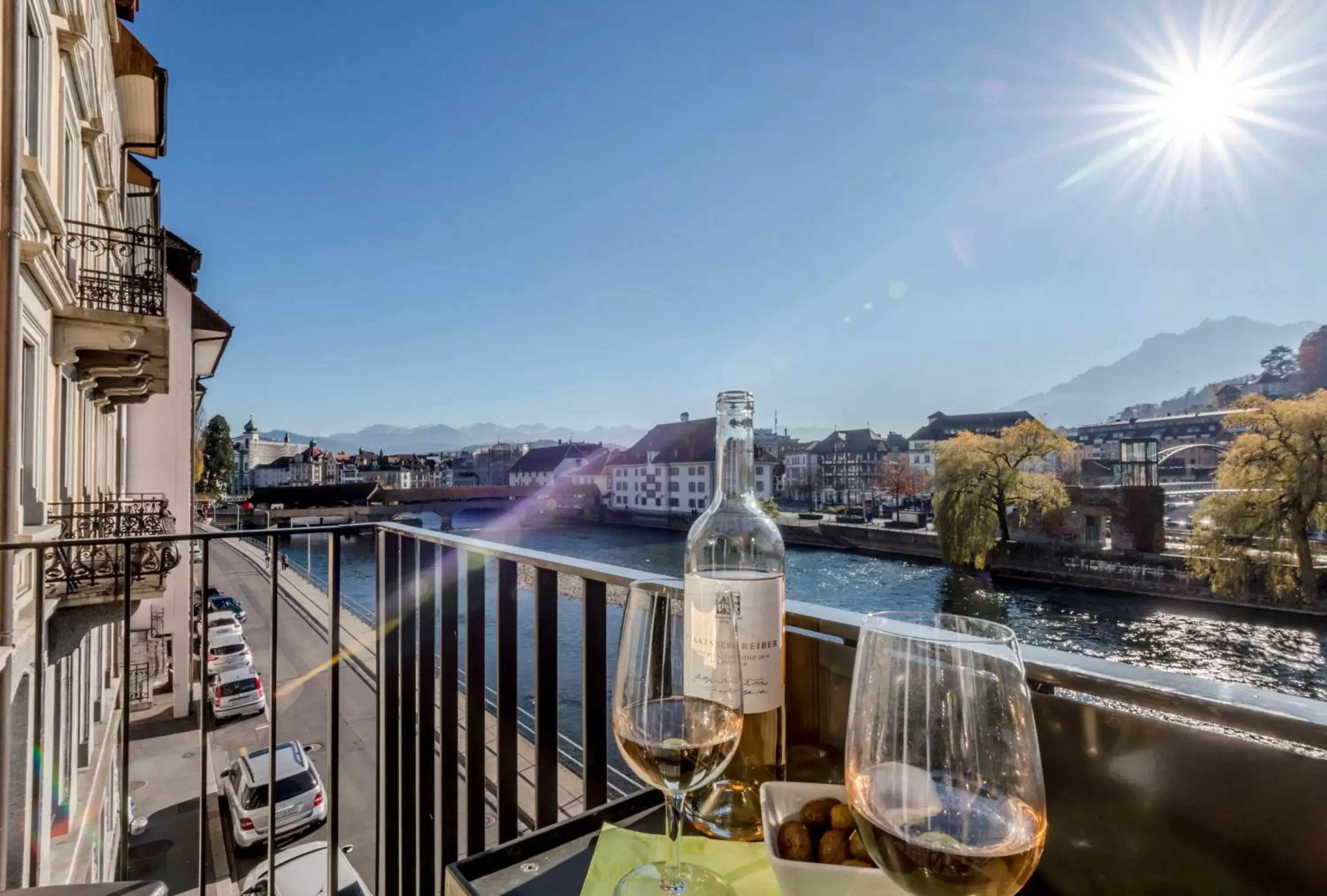 Balcony/Terrace in Boutique Hotel KARL