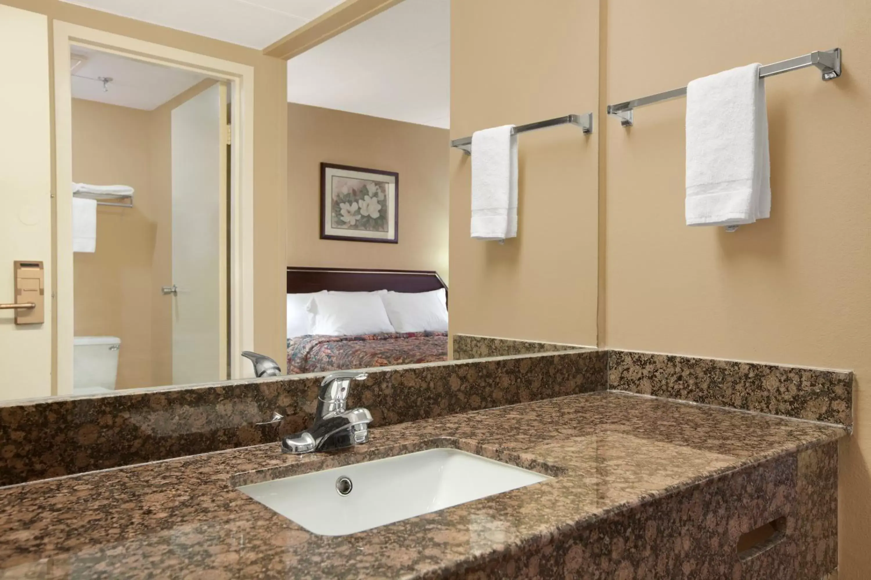 Bathroom in Days Inn by Wyndham Hagerstown