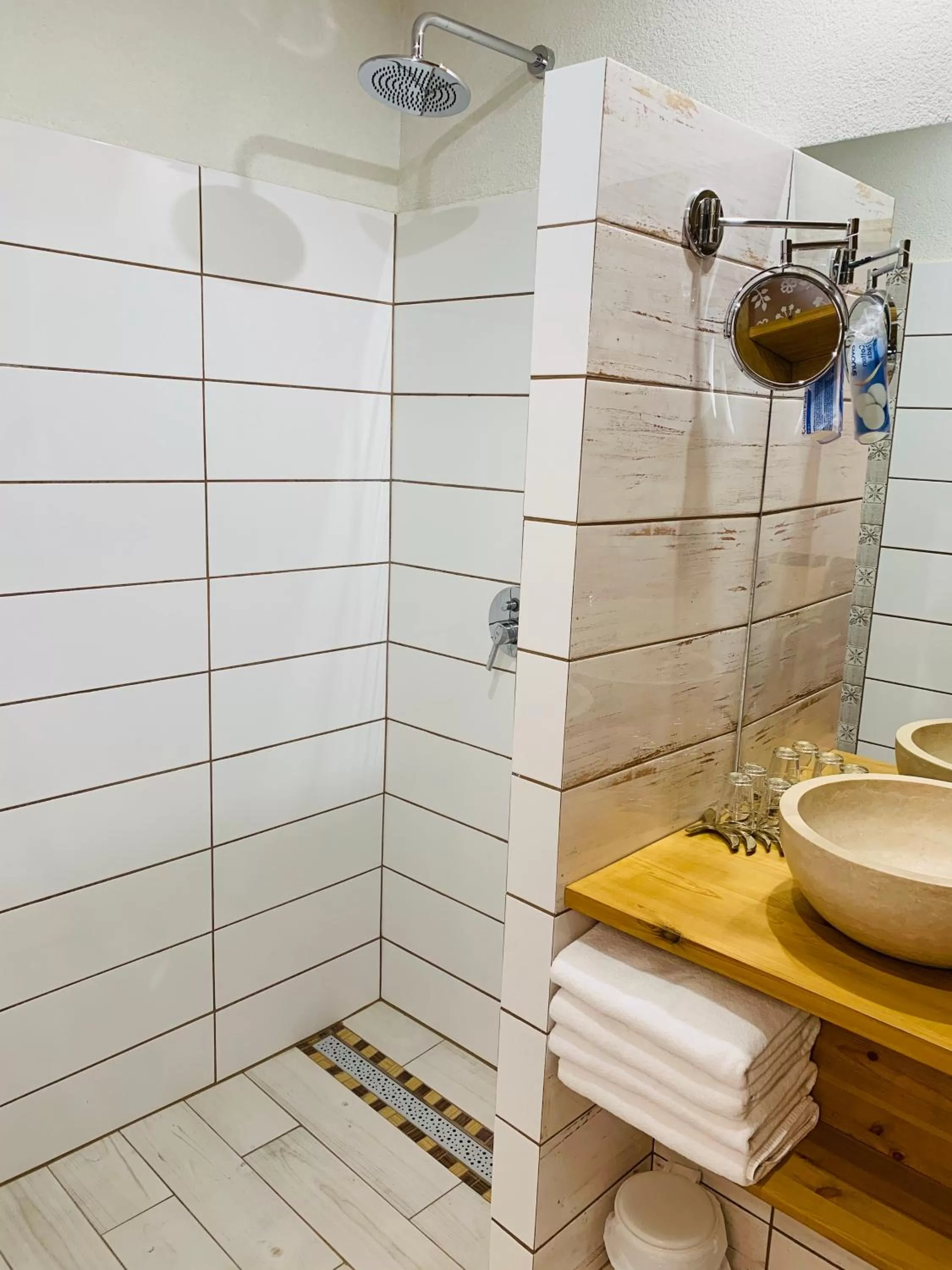 Shower in Egria Apartments