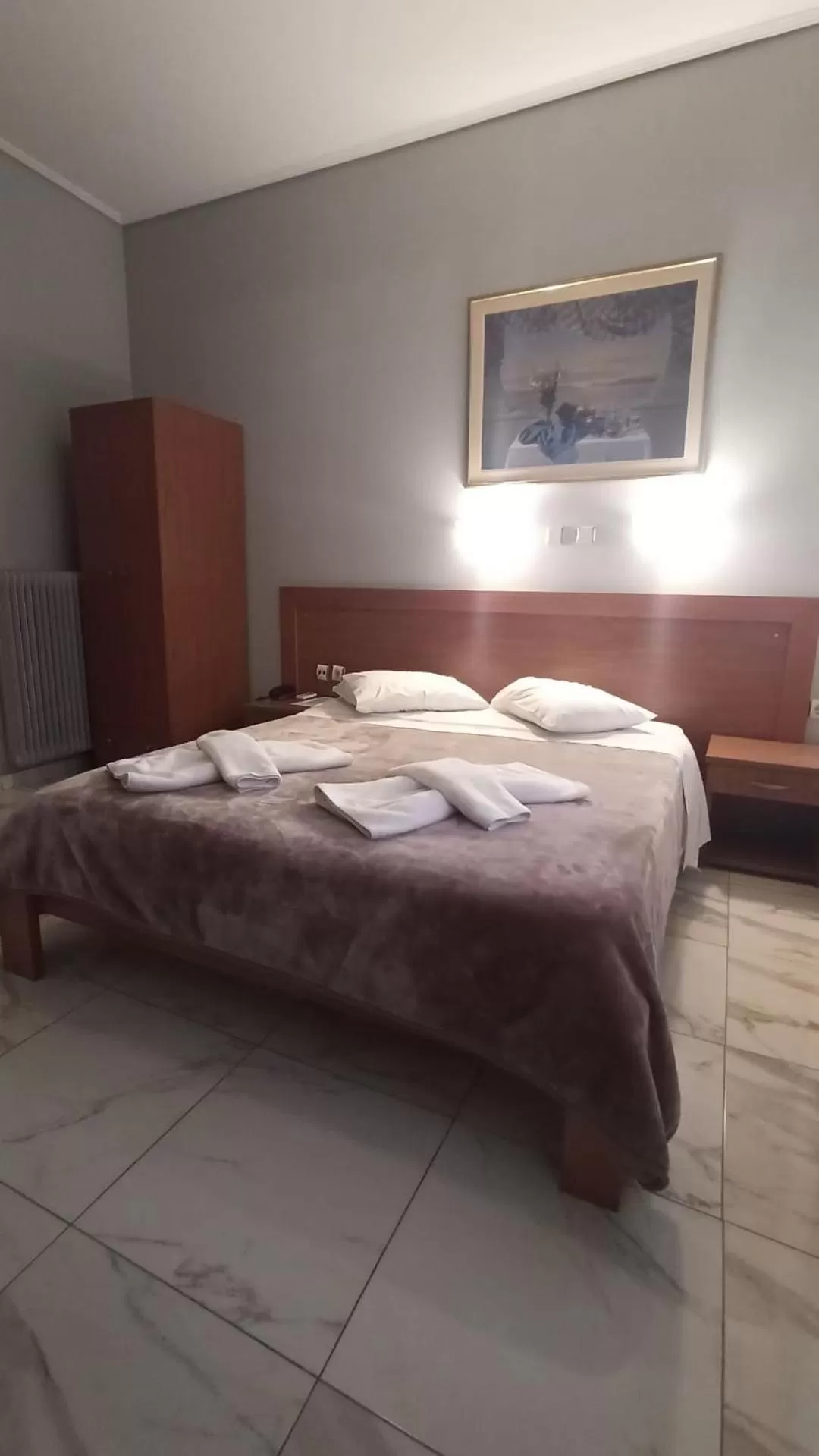 Bedroom, Bed in Piraeus Acropole Hotel