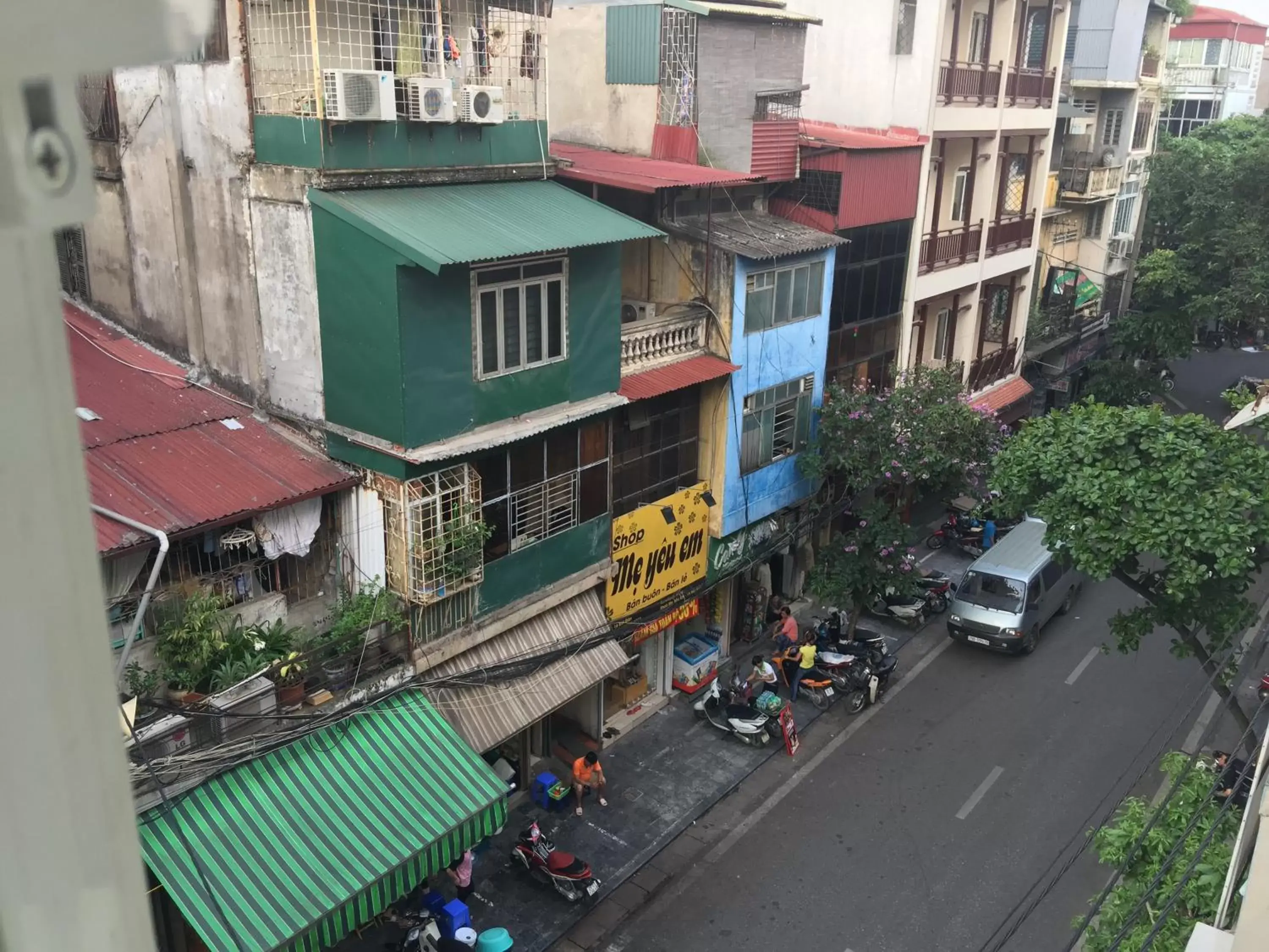 Bird's eye view in Hanoi La Vision Hotel