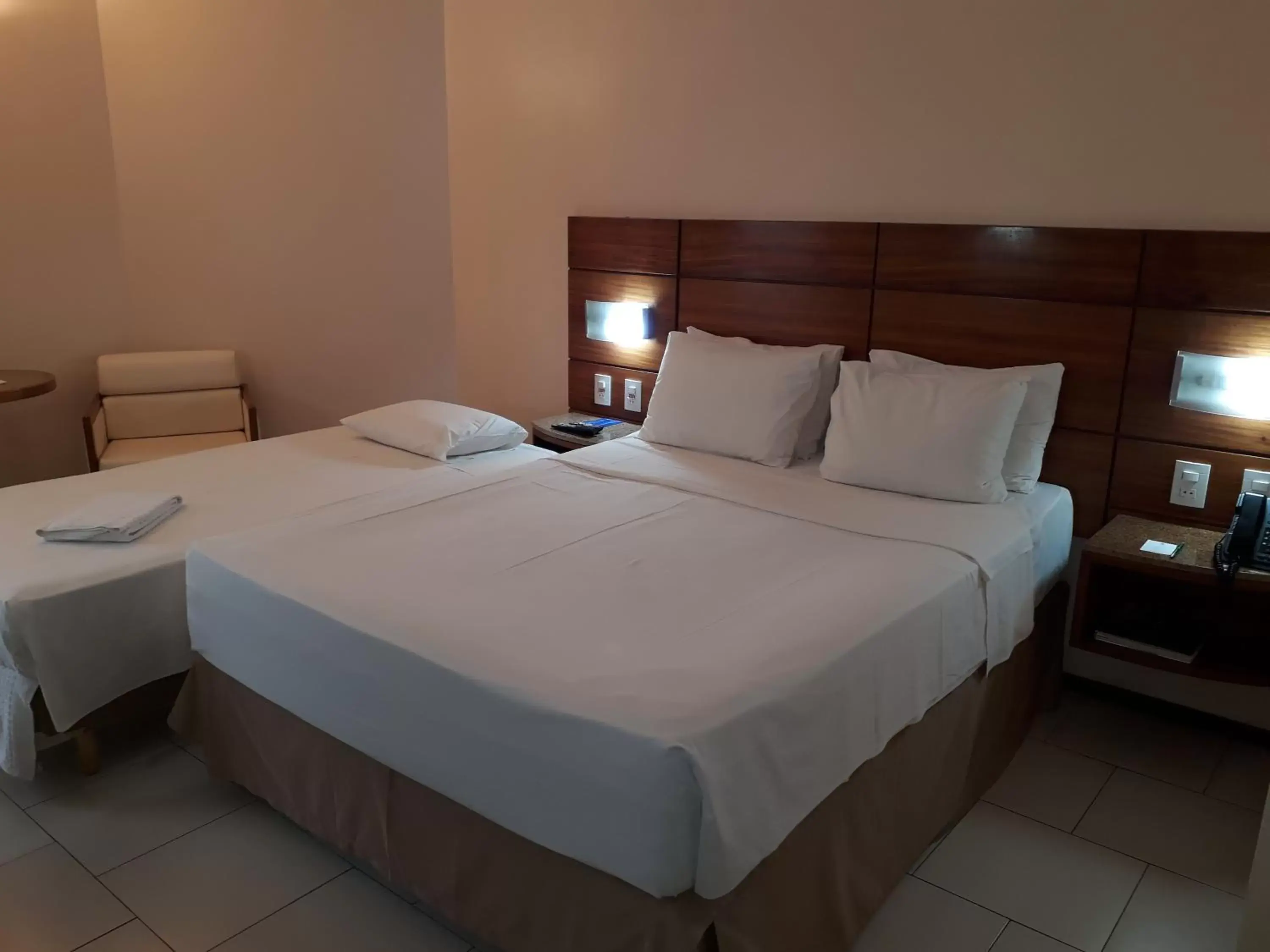 Bed in Hotel Princesa Louçã