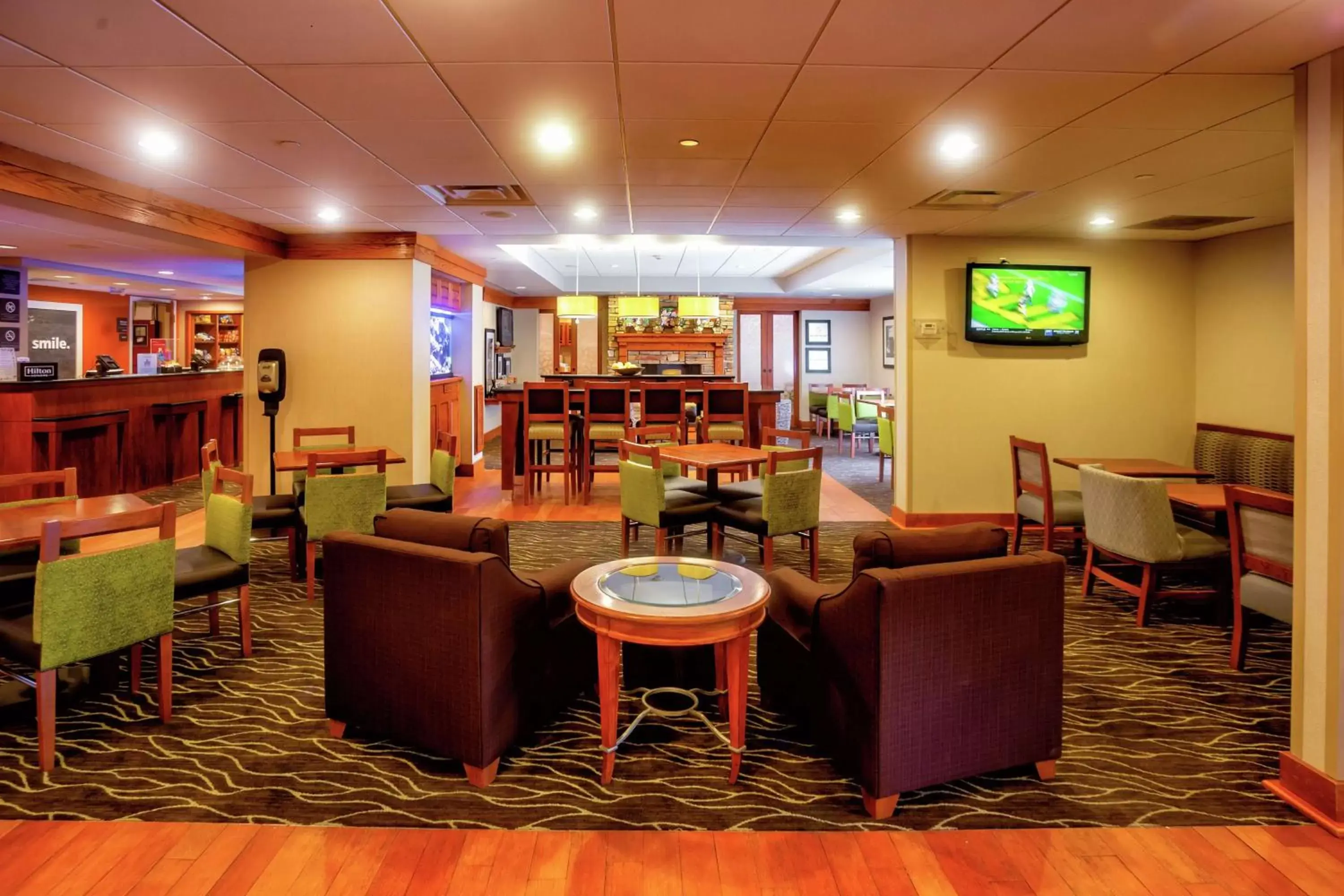 Lobby or reception in Hampton Inn Wheeling Lobby or reception in Hampton Inn Wheeling