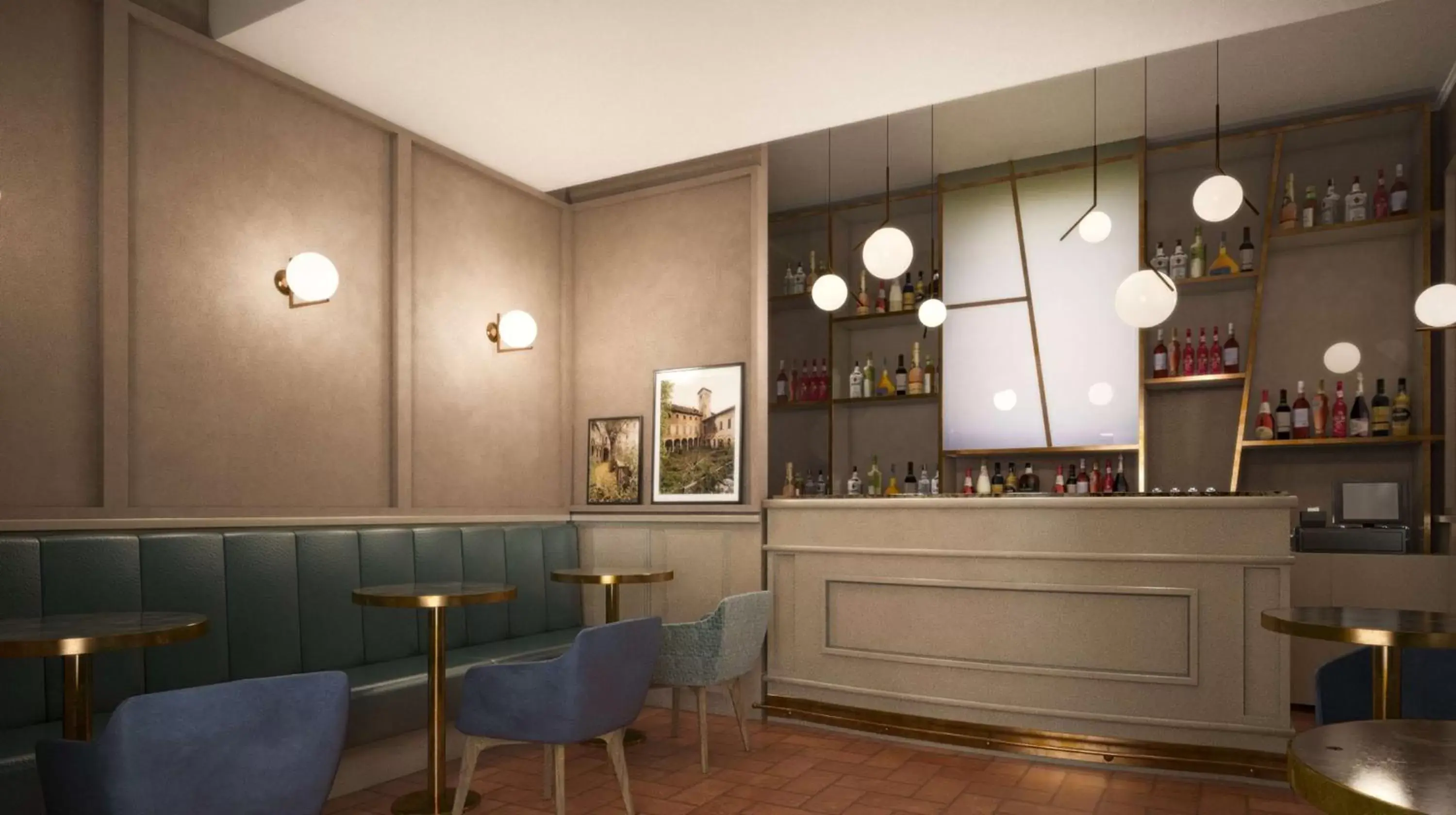 Lounge or bar, Lounge/Bar in Grand Hotel Villa Torretta, Curio Collection by Hilton
