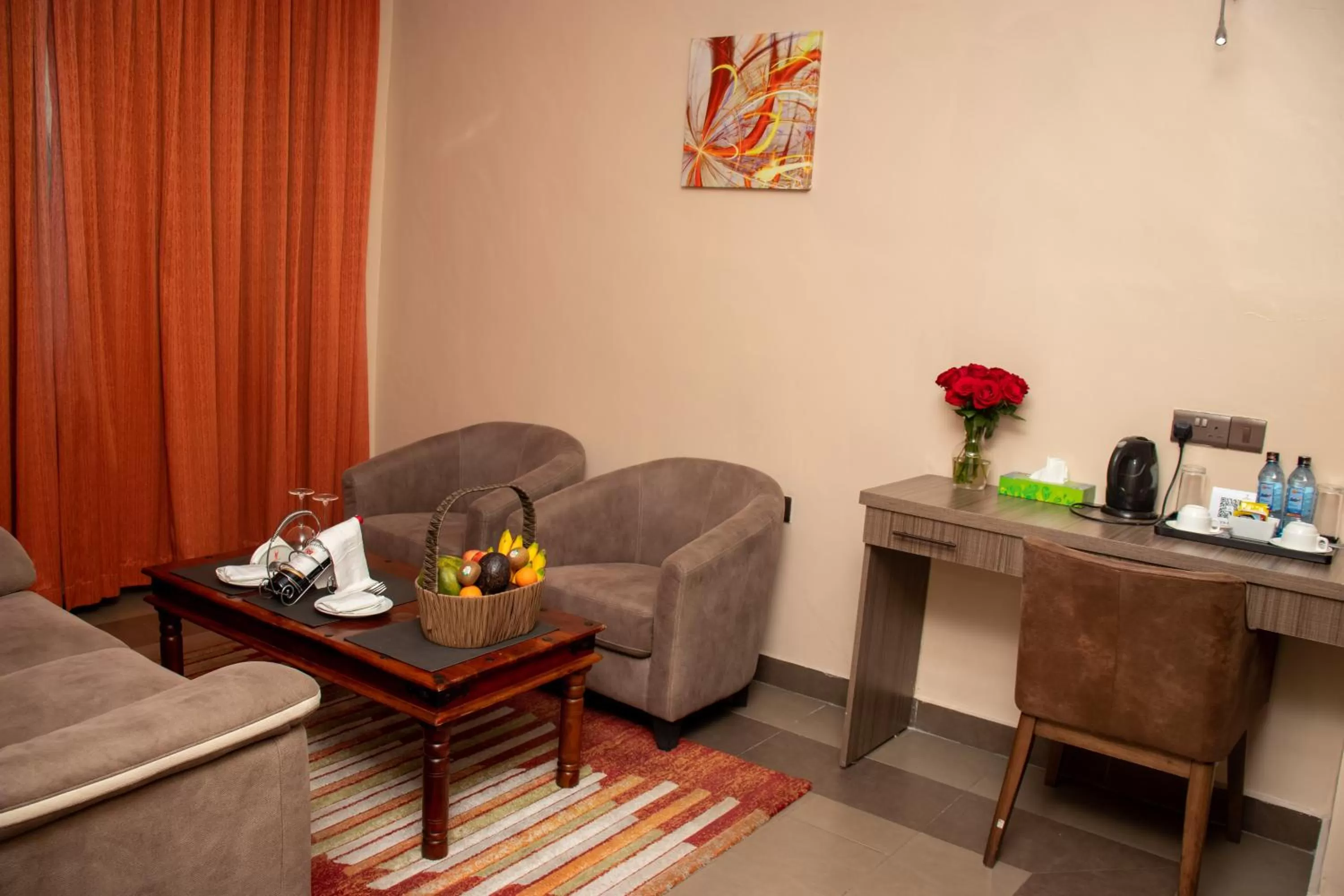 Living room in Hotel Waterbuck