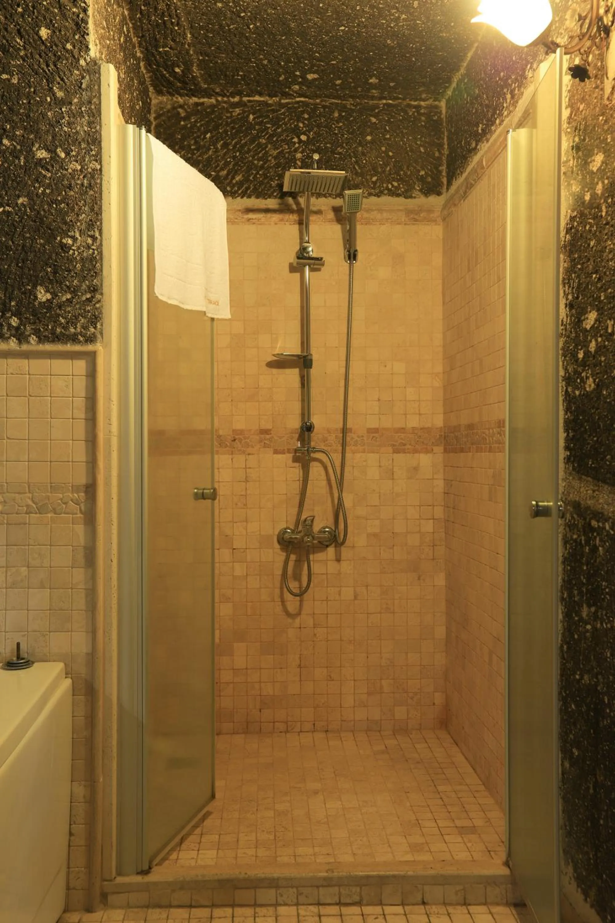 Shower in Antique Terrace Cave Suites