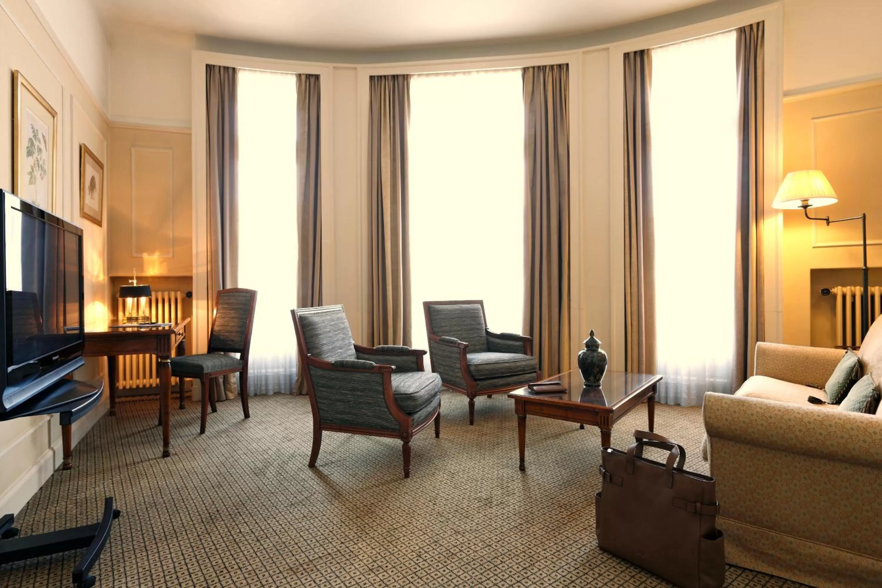 Living room in Hotel Le Plaza Brussels