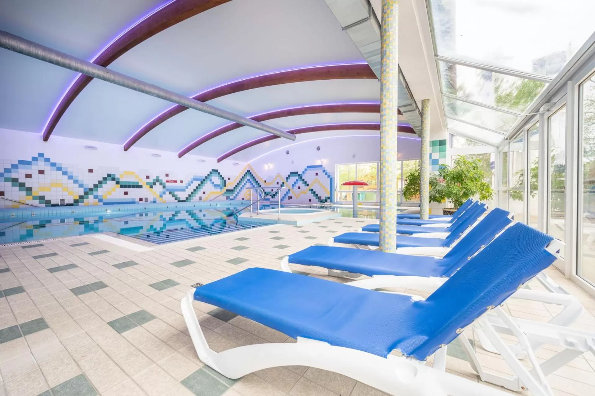 Pool view in Hotel Unitral SPA w Mielnie