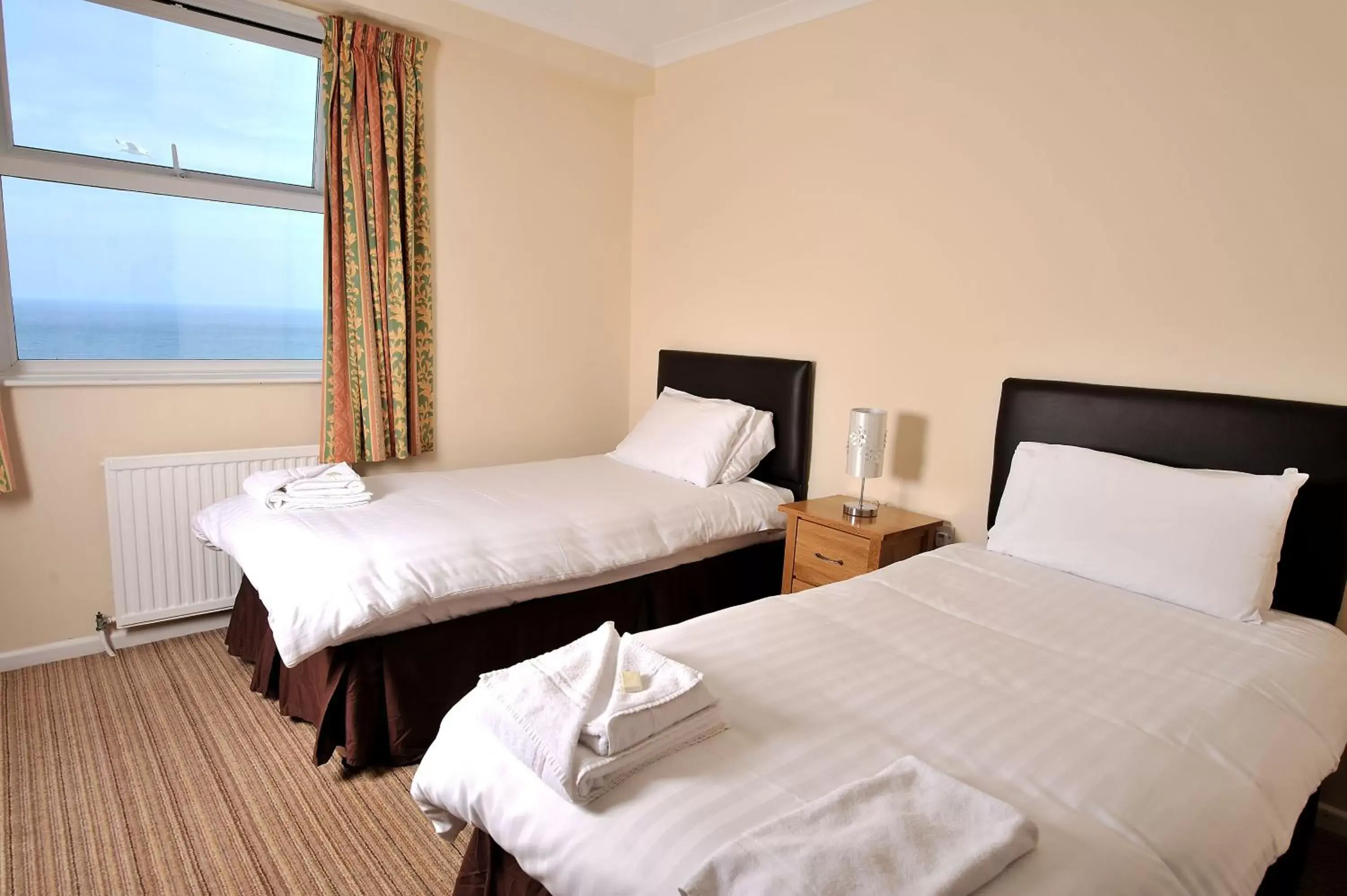 Bed in Pentire Hotel