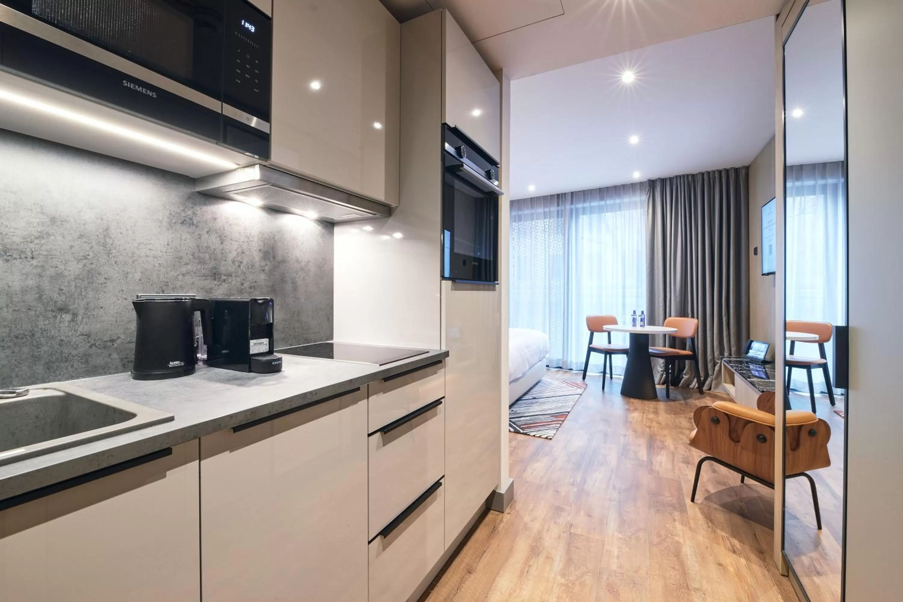 Kitchen or kitchenette in Fourty Three Luxury Serviced Apartments