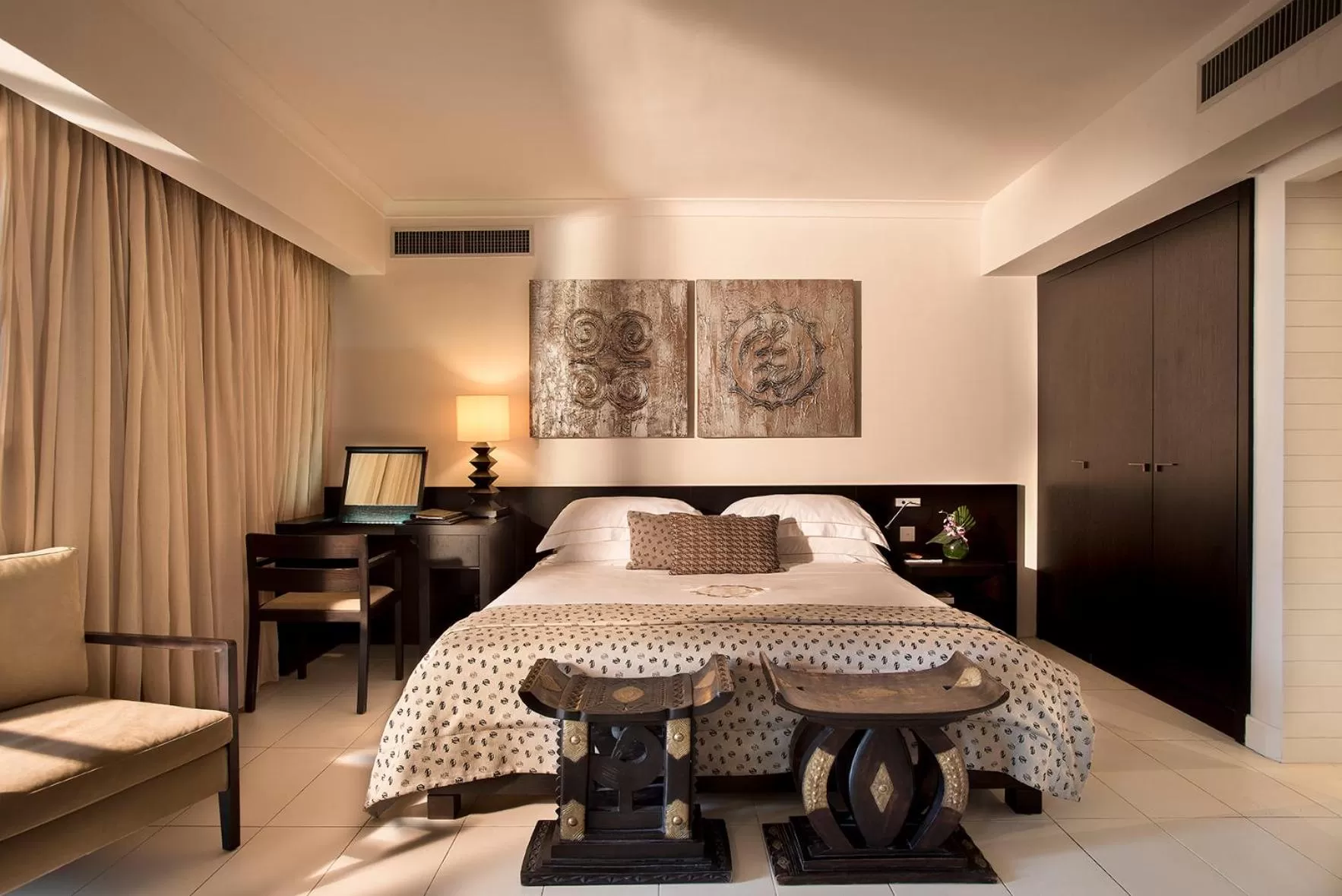 Bed in Labadi Beach Hotel