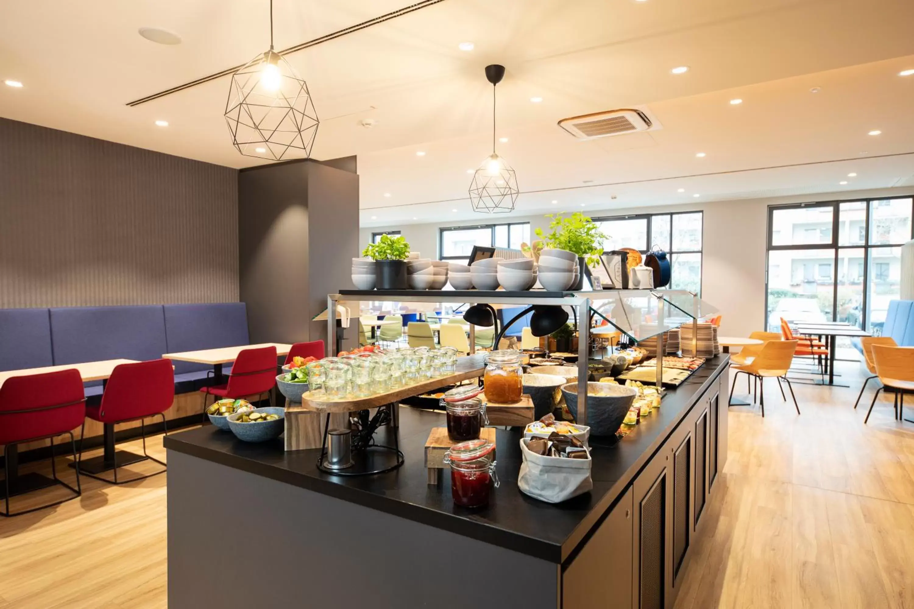 Buffet breakfast in LOGINN Hotel Berlin Airport Buffet breakfast in LOGINN Hotel Berlin Airport