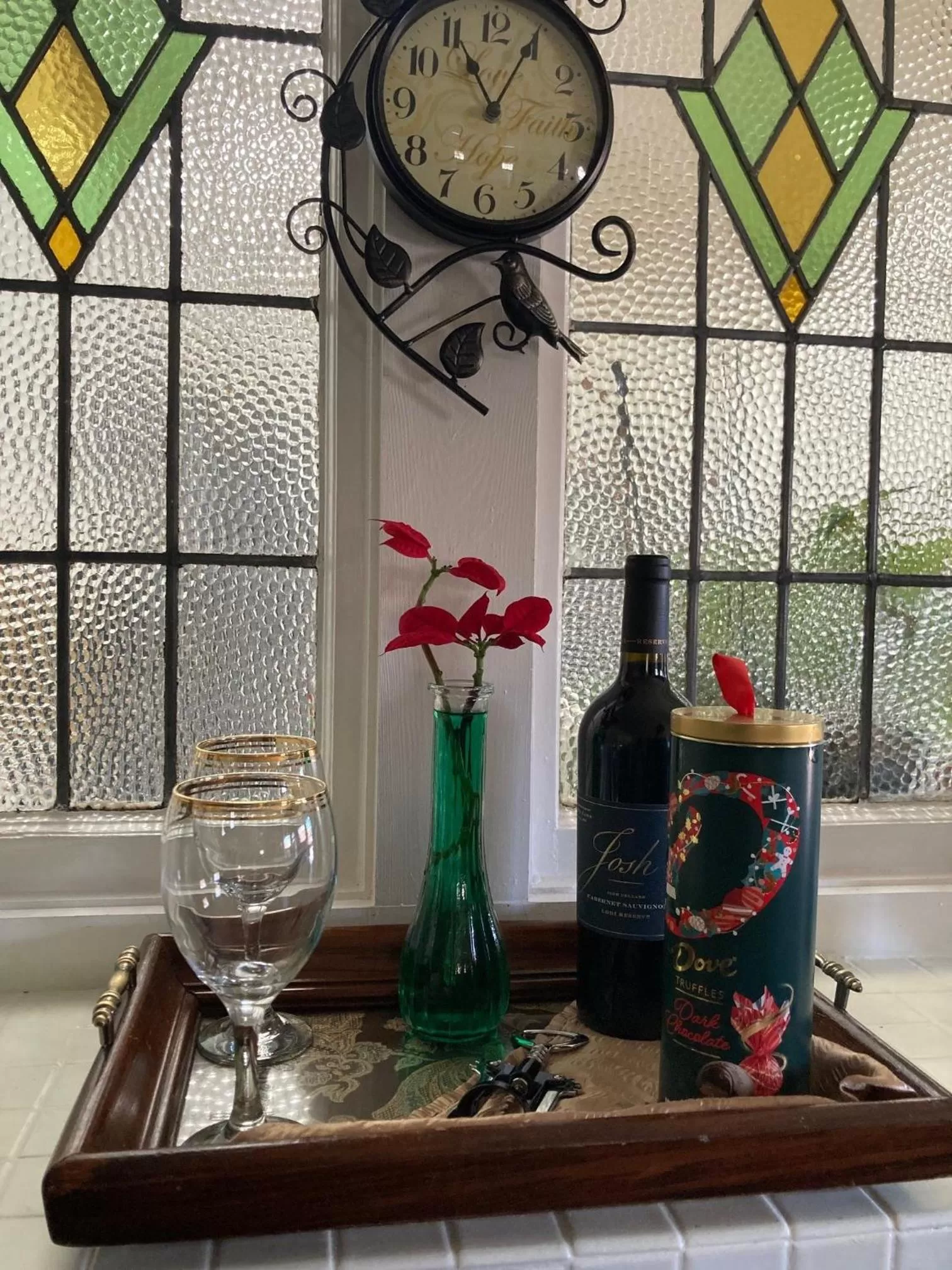 Dining area in Granbury Gardens Bed and Breakfast