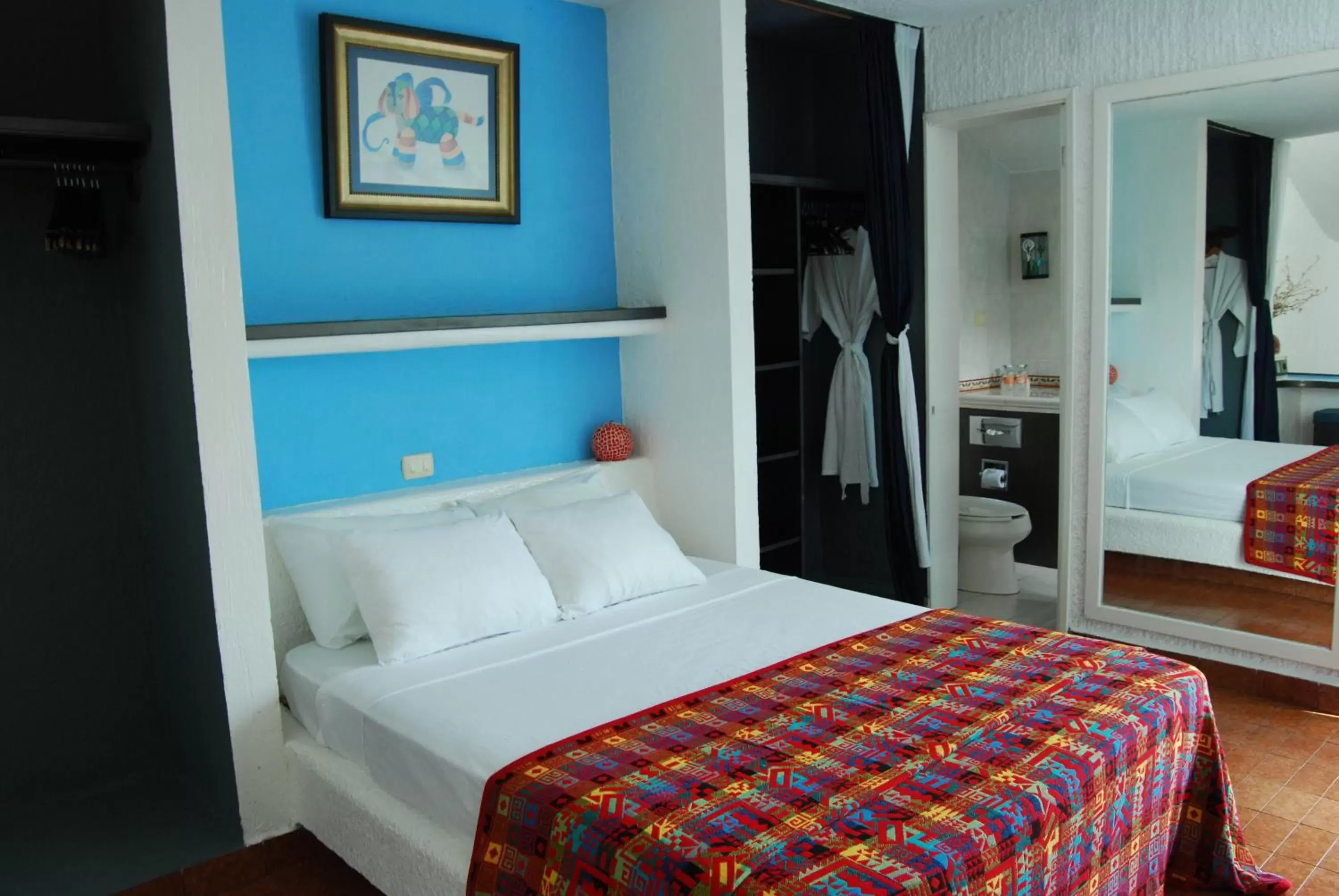 Bed in Hotel Villas Las Anclas