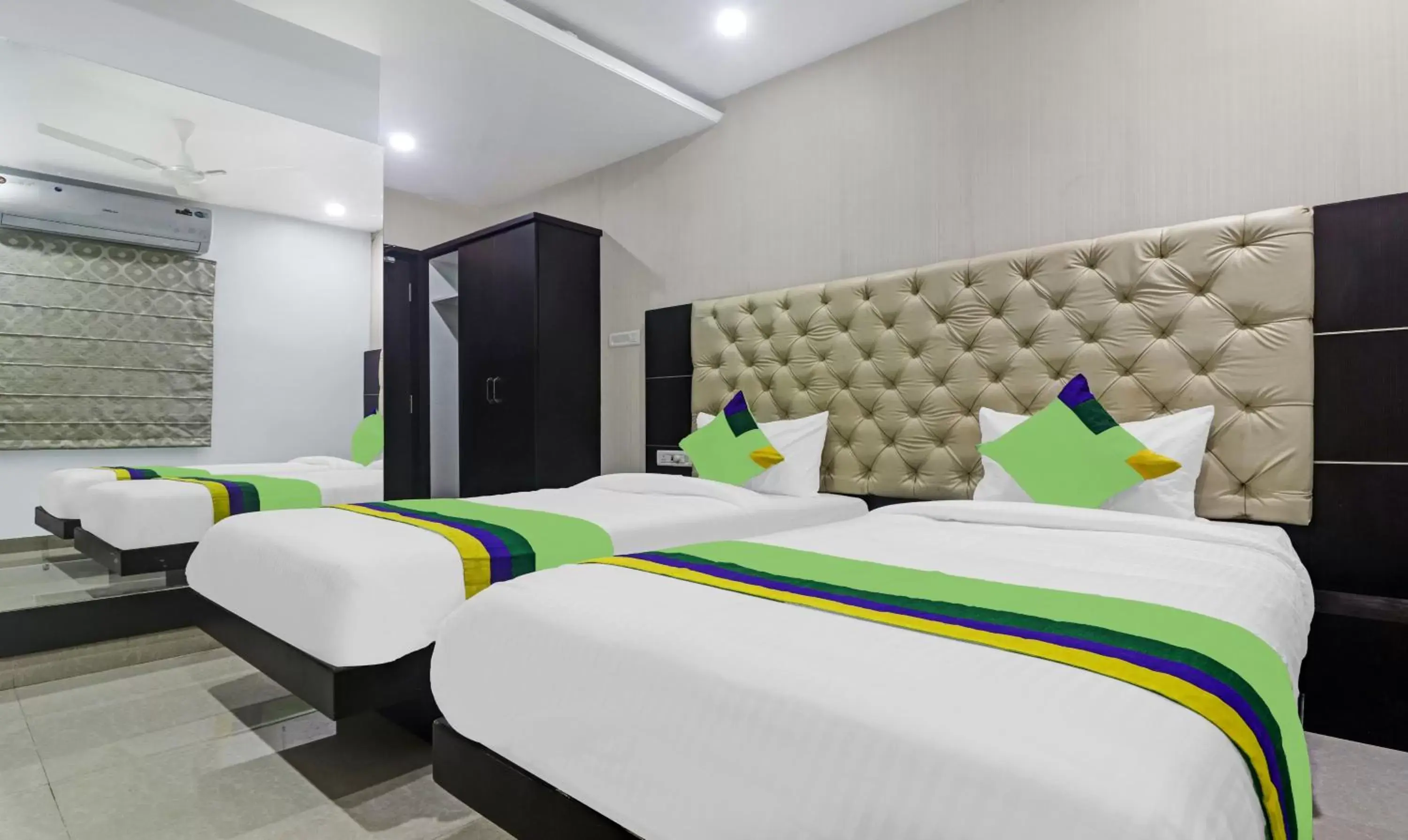 Bedroom, Bed in Treebo Kruthika Residency Bedroom, Bed in Treebo Kruthika Residency