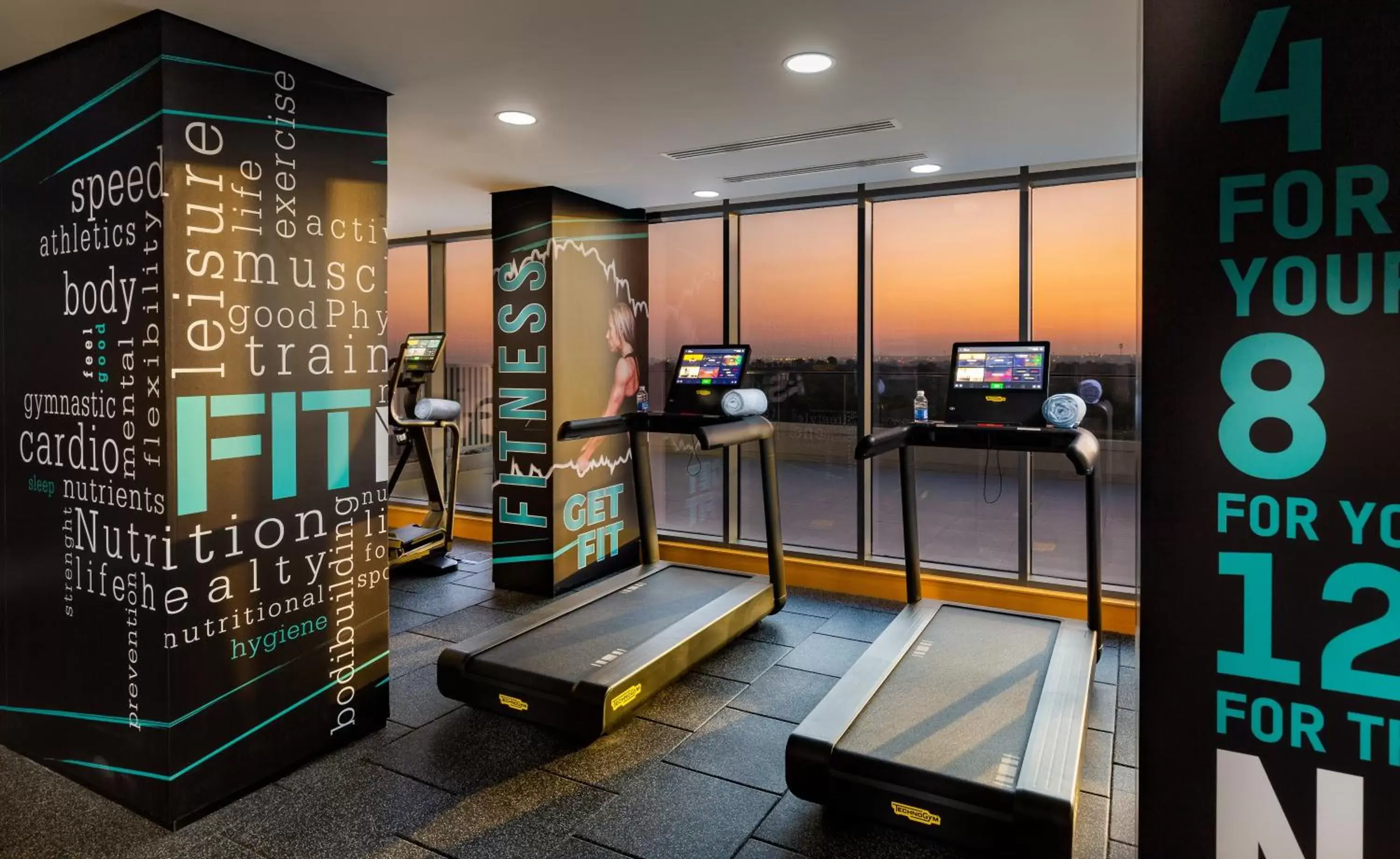 Fitness centre/facilities in Millennium Place Mirdif
