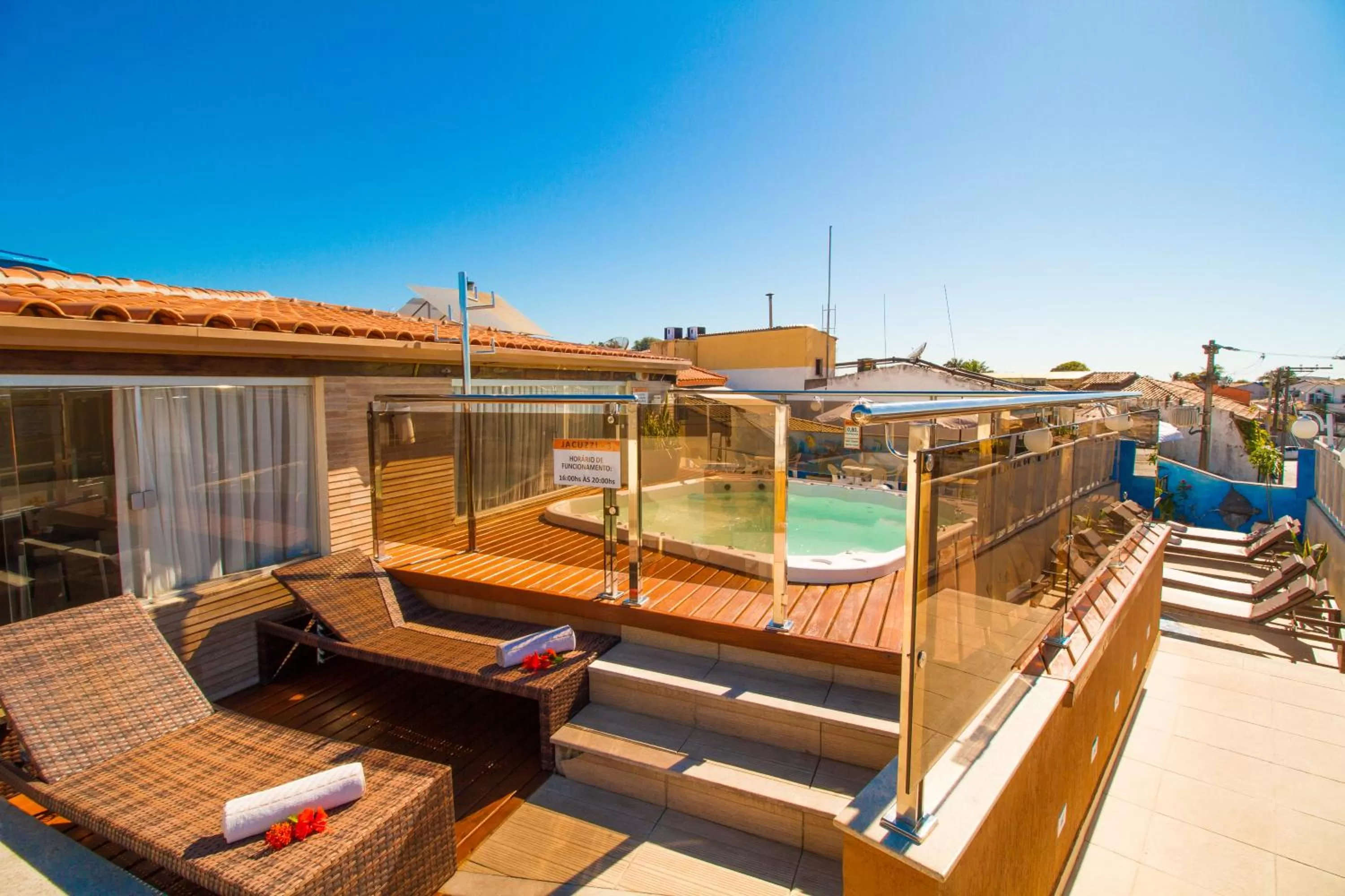 Hot Tub in Rede Andrade Terra Brasil