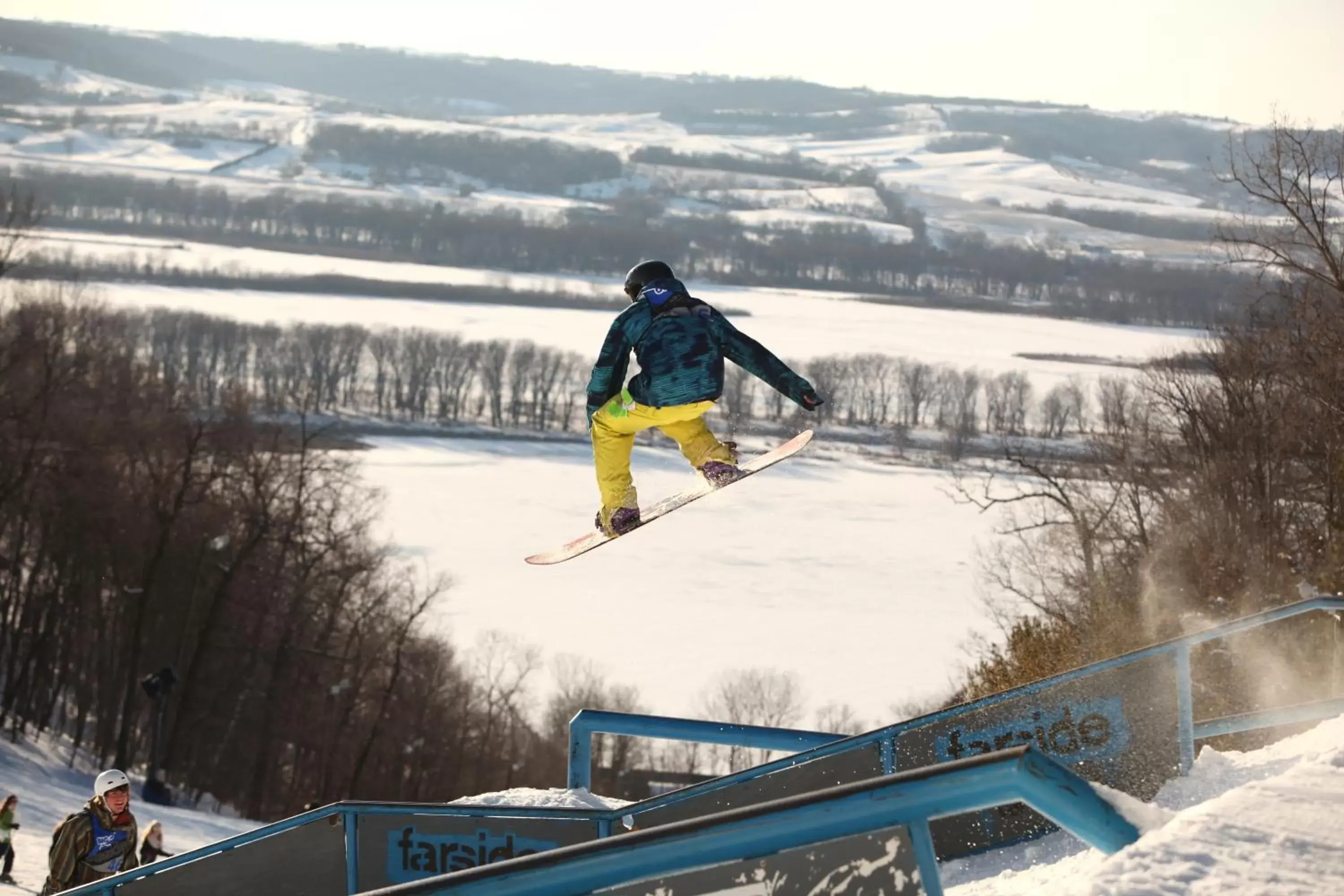 Skiing, Winter in Chestnut Mountain Resort