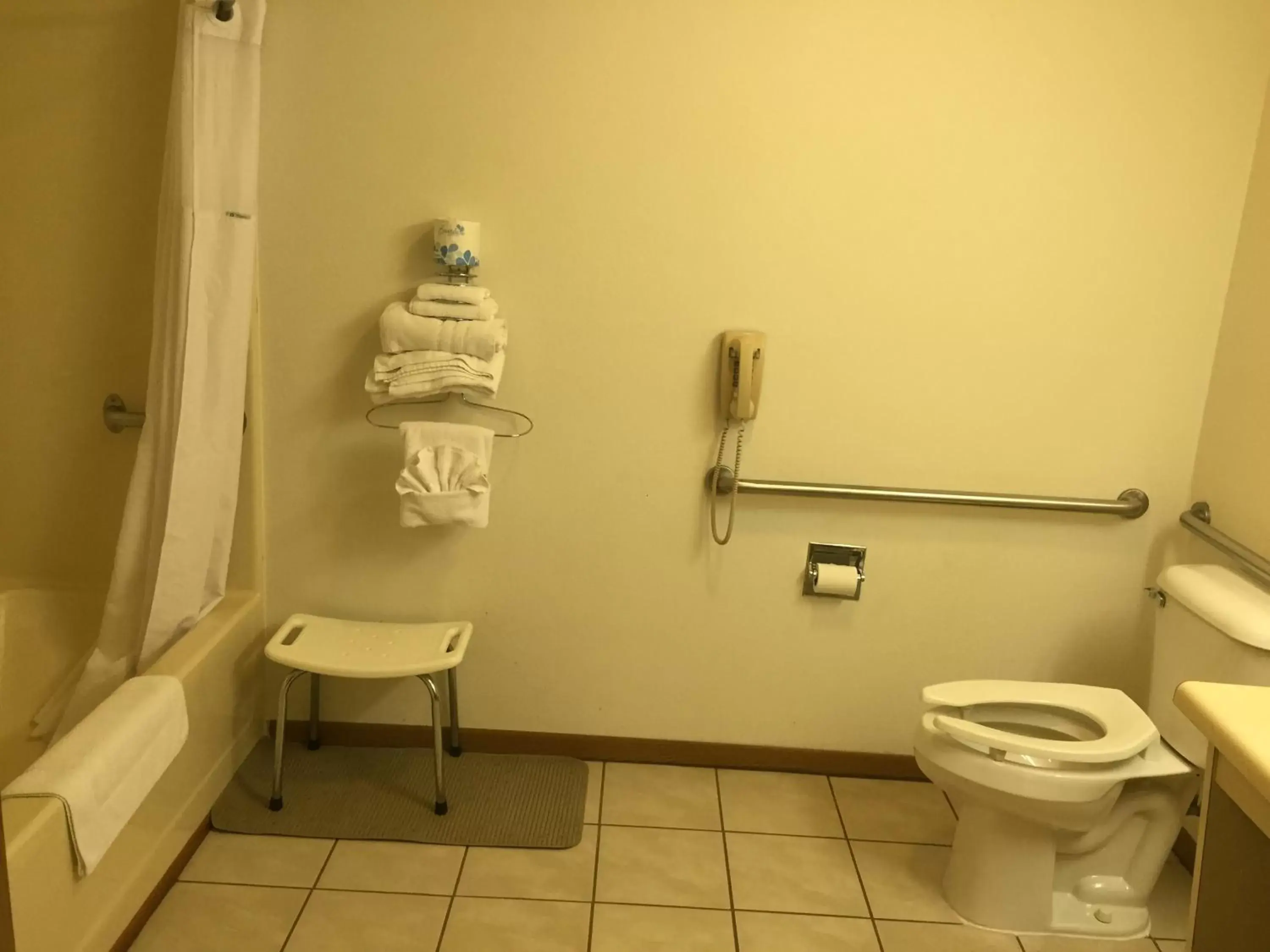 Bathroom in Super 8 by Wyndham Escanaba