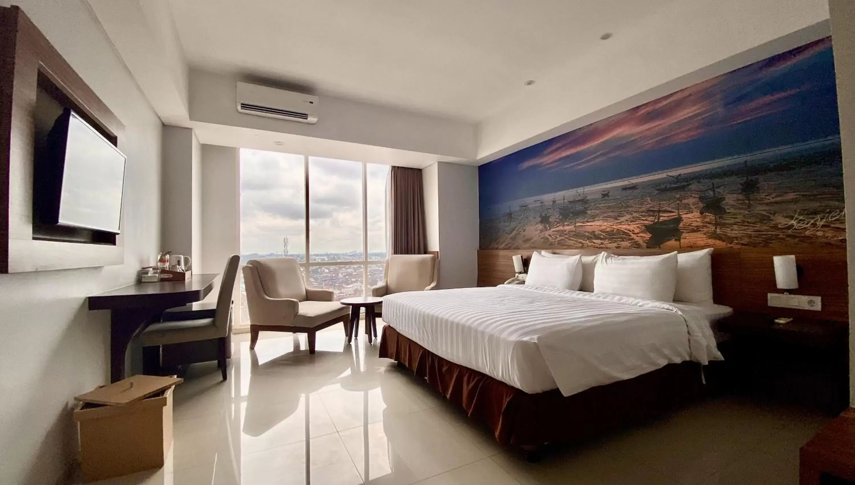 Bed in Ascent Premiere Hotel and Convention Bed in Ascent Premiere Hotel and Convention