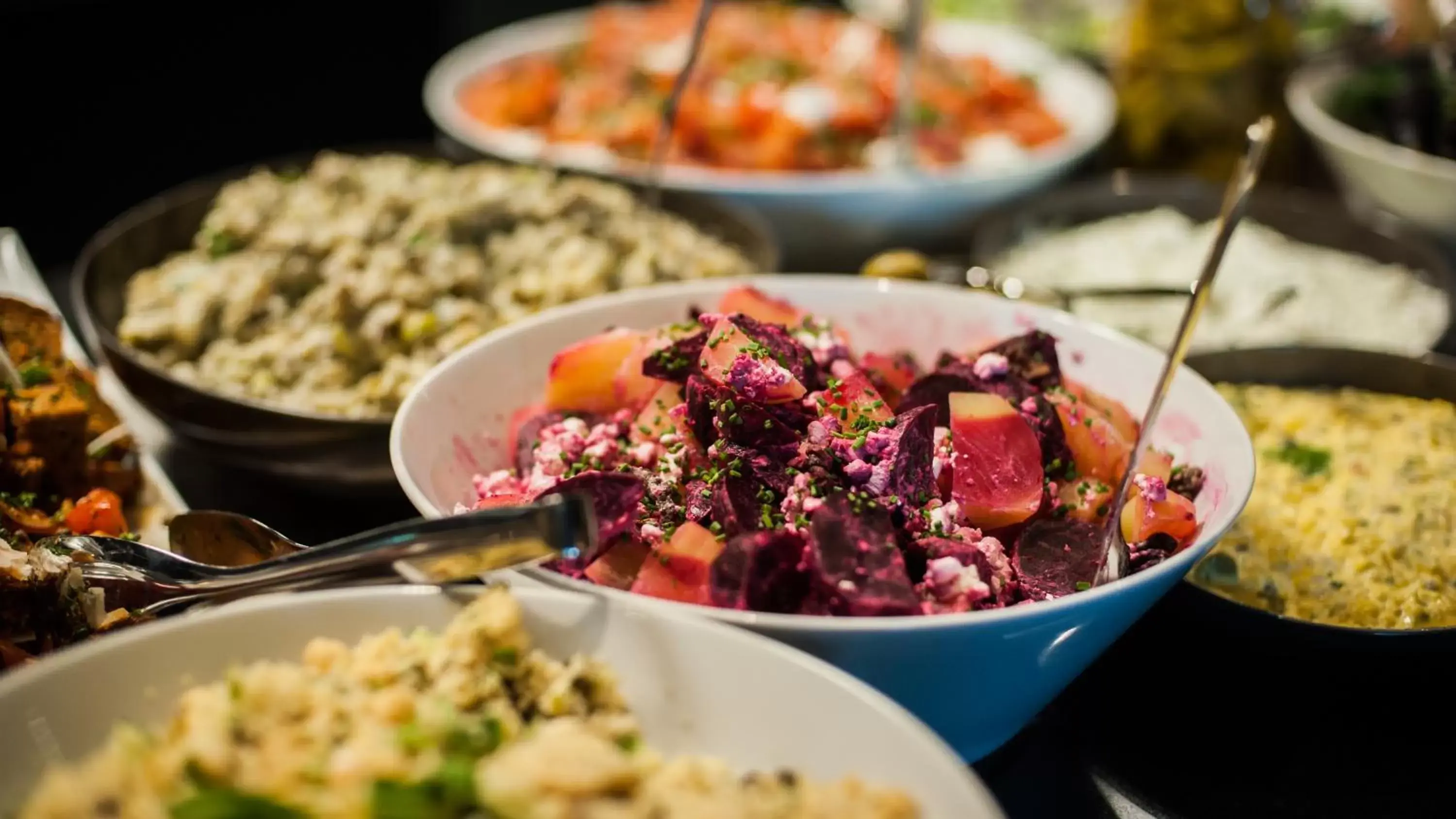 Food close-up in Thon Hotel Nordlys Food close-up in Thon Hotel Nordlys