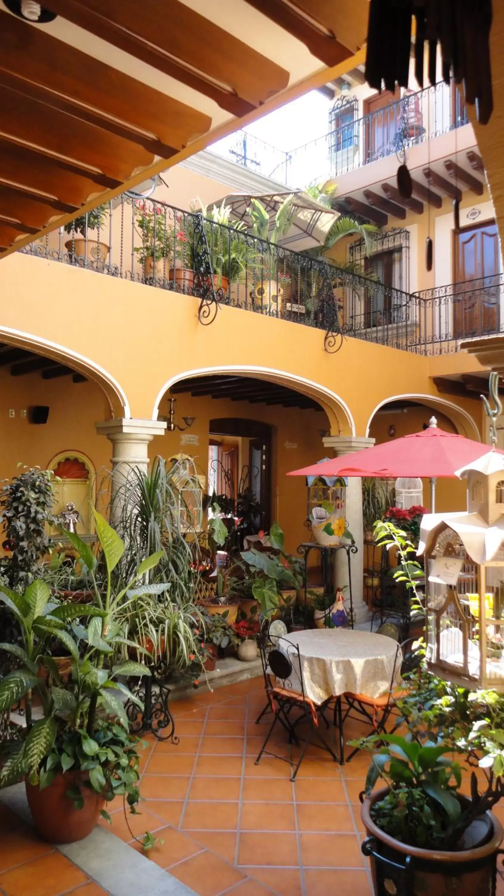 Balcony/Terrace in Hotel Boutique Parador San Miguel Oaxaca