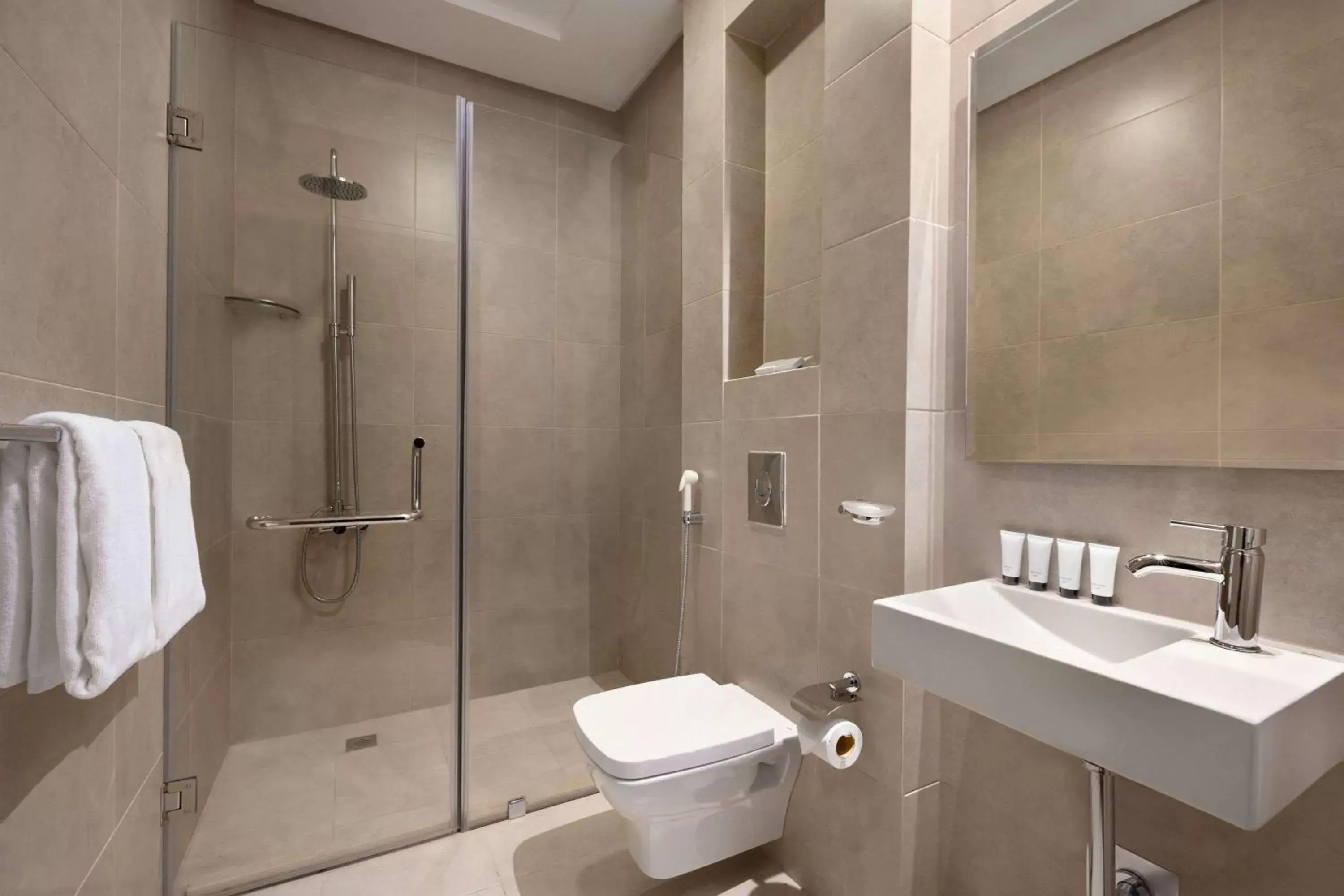 Photo of the whole room, Bathroom in Ramada Encore by Wyndham Kuwait Downtown