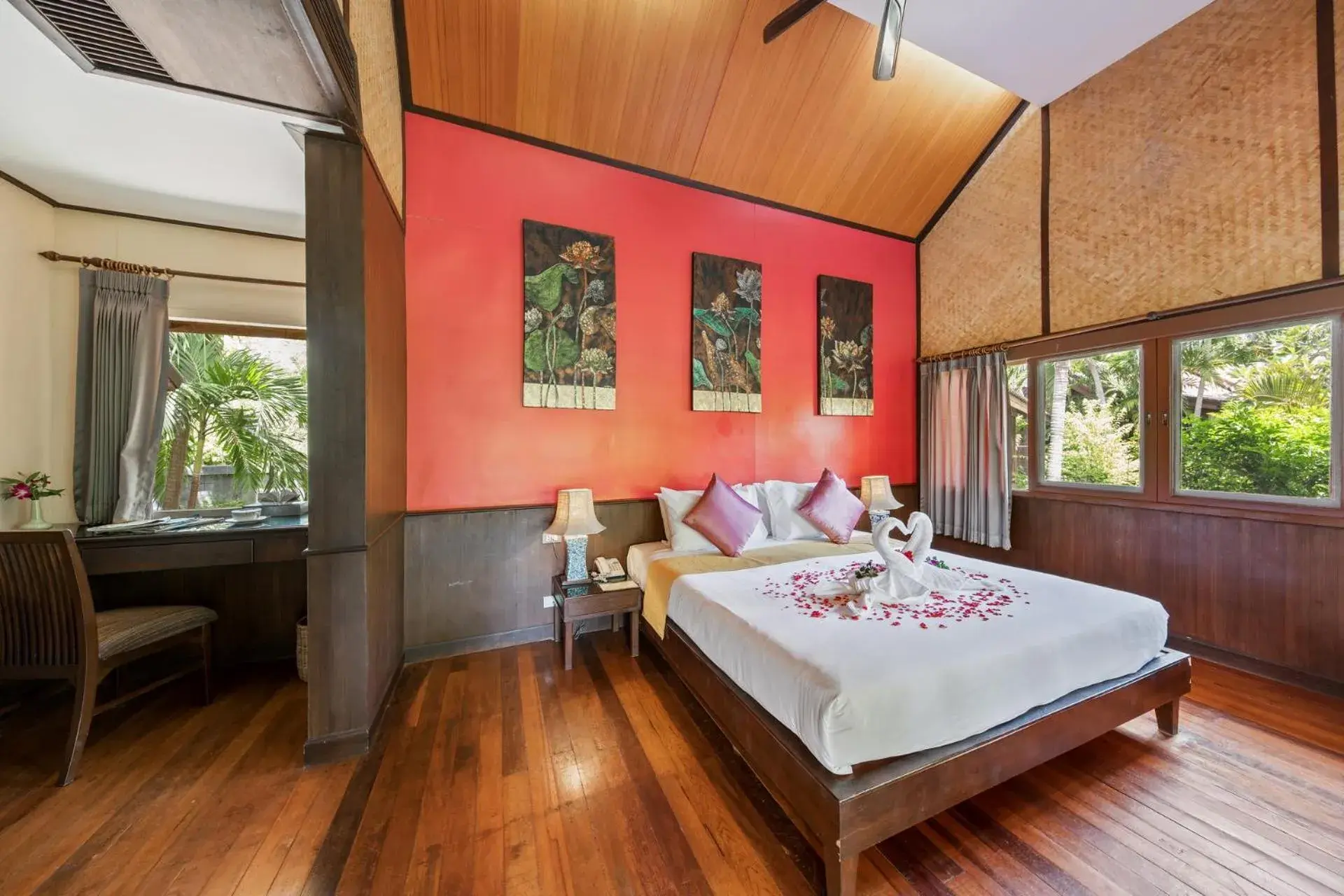 Bedroom, Bed in Pinnacle Samui Resort SHA Plus