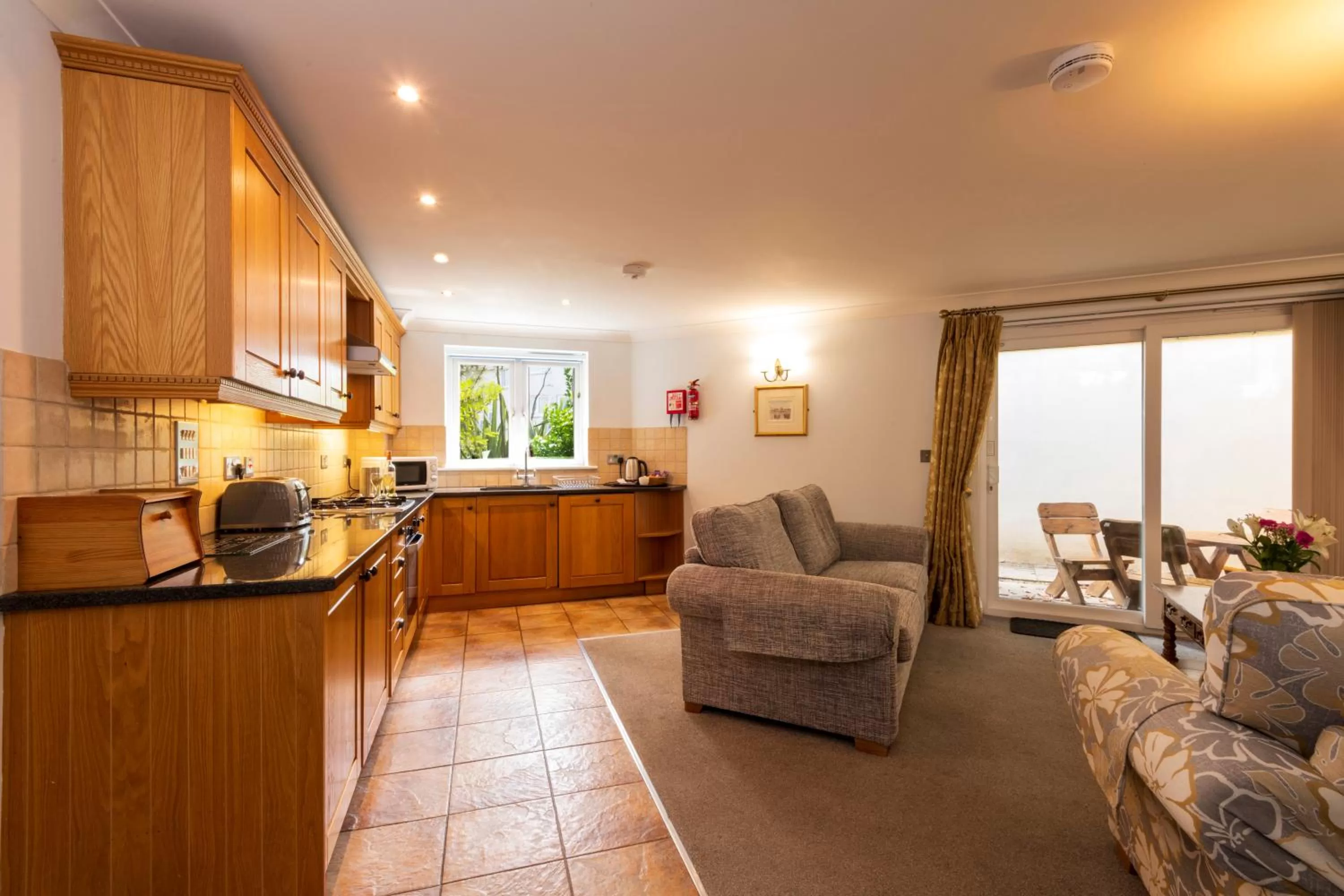 Living room in Porth Veor Manor Villas & Apartments