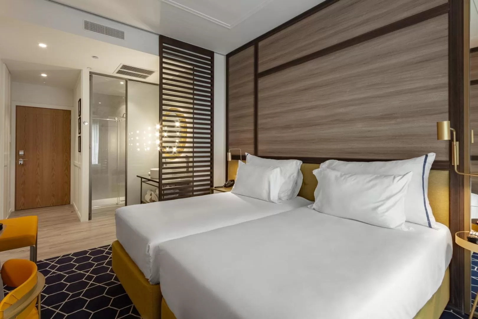 Bed in Pestana CR7 Gran Vía Madrid