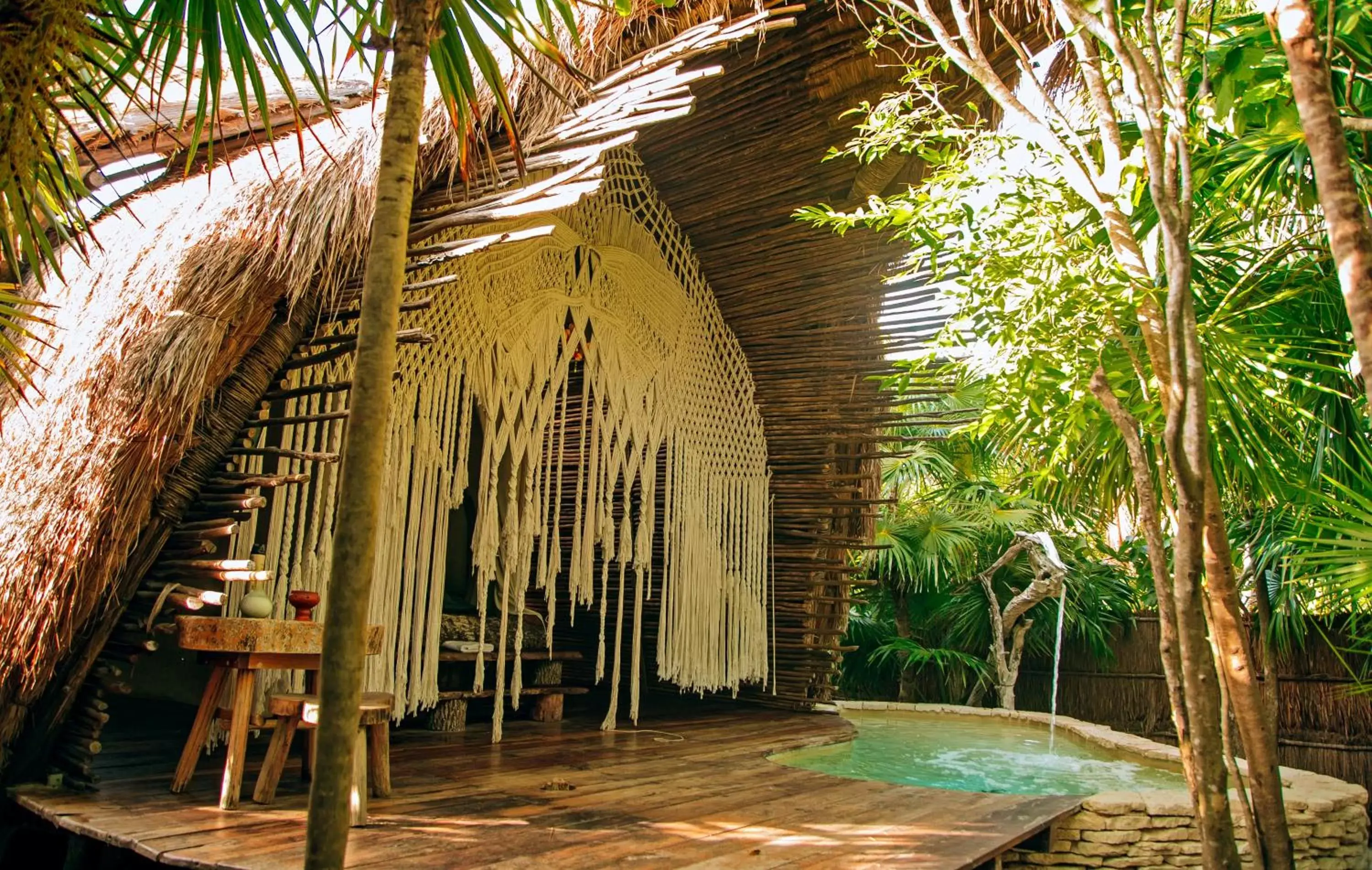 Facade/entrance in Ikal Tulum Hotel