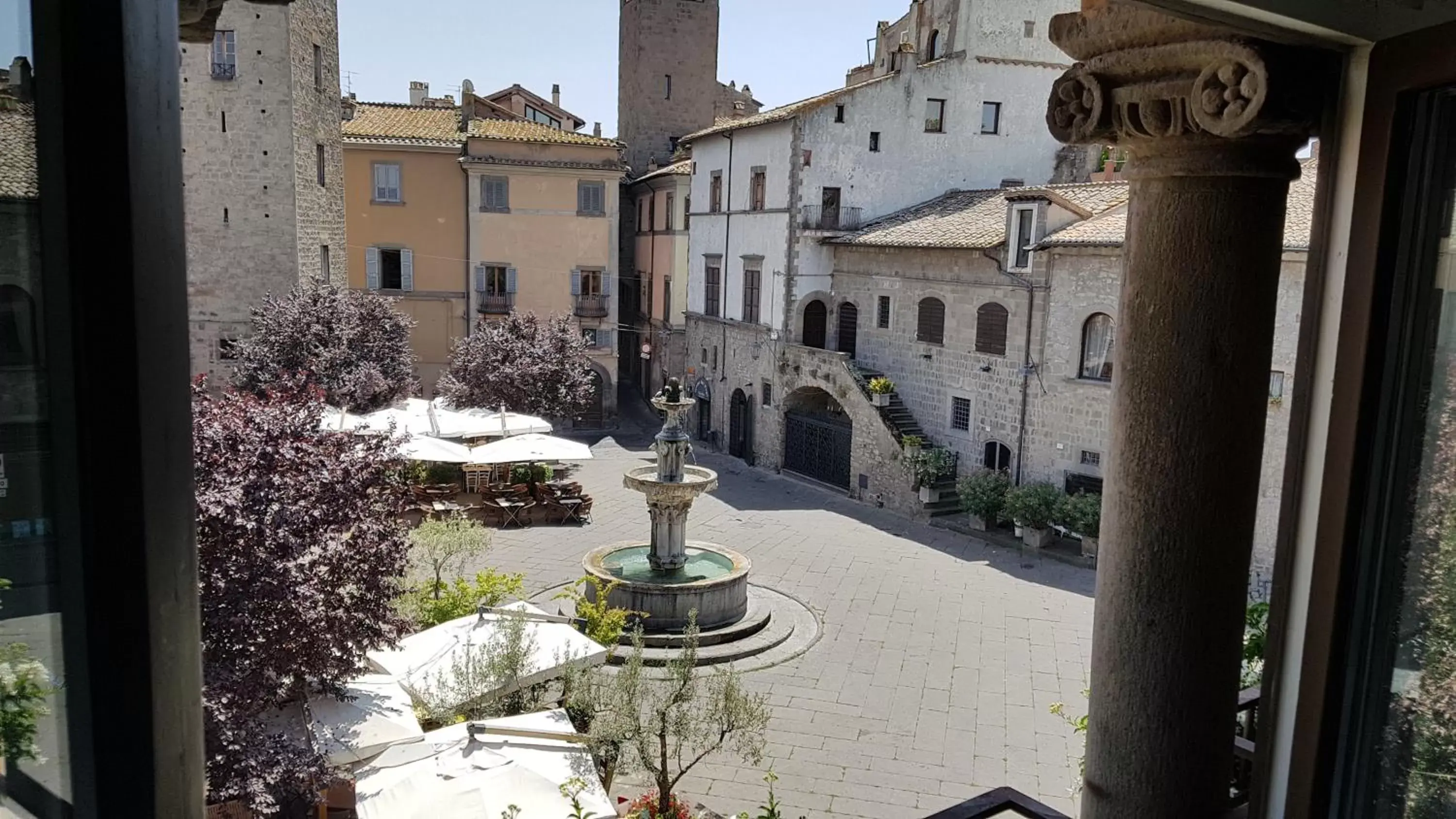 City view in B&B A Piazza del Gesù