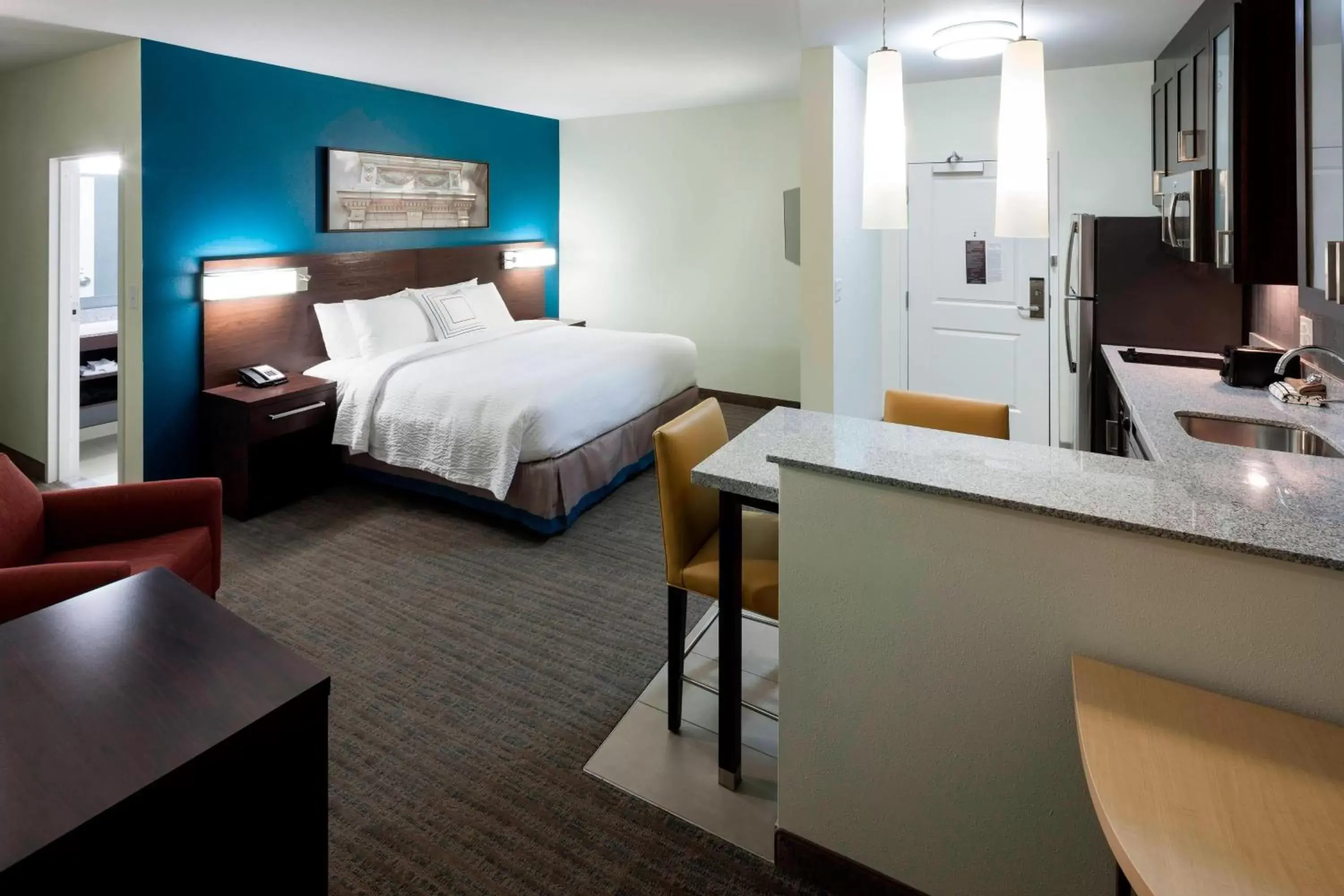 Photo of the whole room, Bed in Residence Inn by Marriott Richmond Downtown