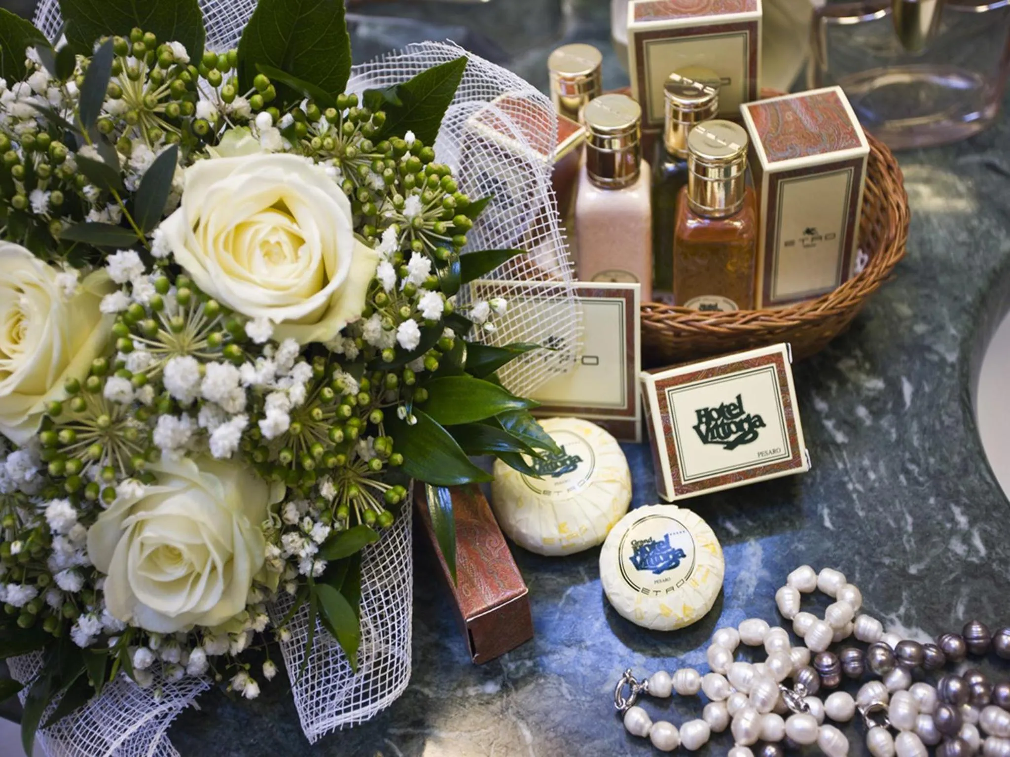 Decorative detail in Hotel Vittoria