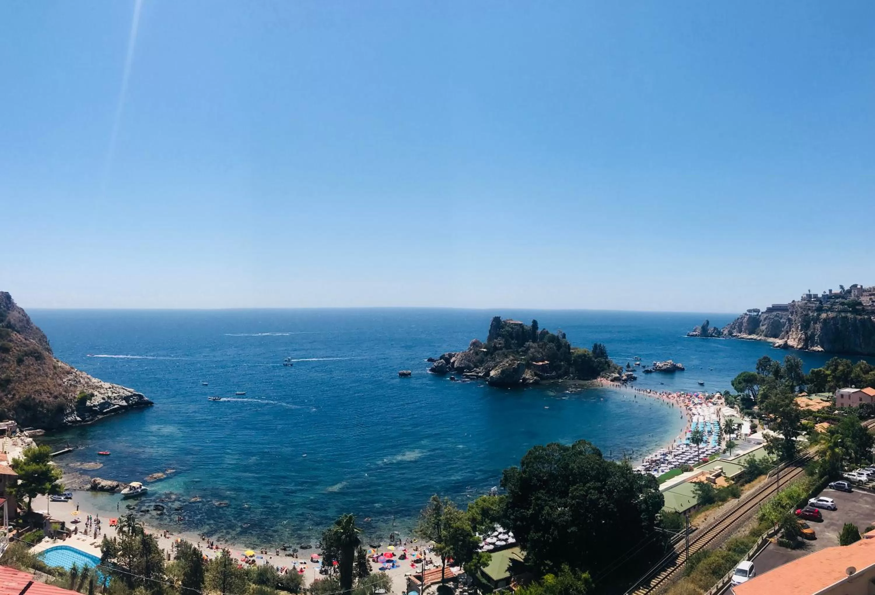 Sea view in Taormina Panoramic Hotel