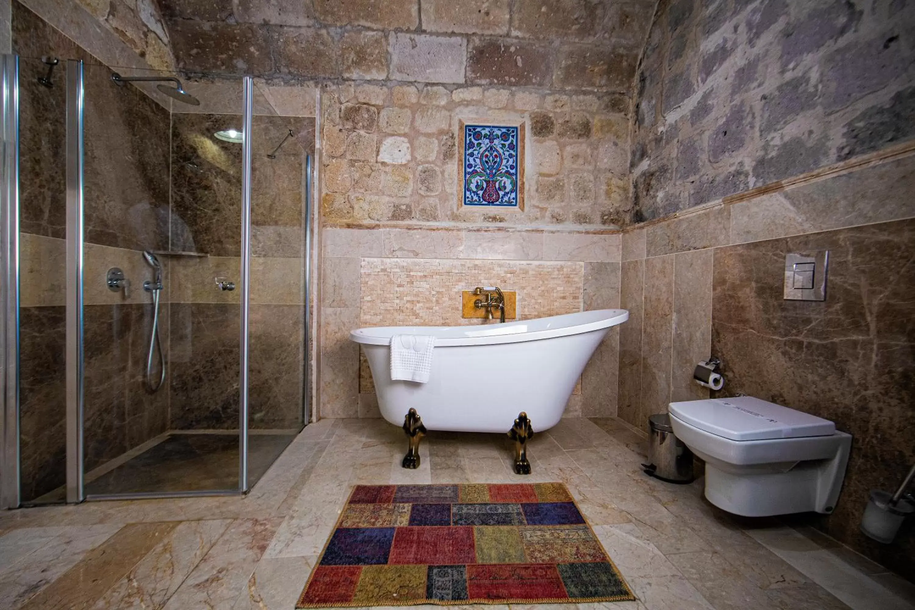 Bath, Bathroom in Aza Cave Cappadocia