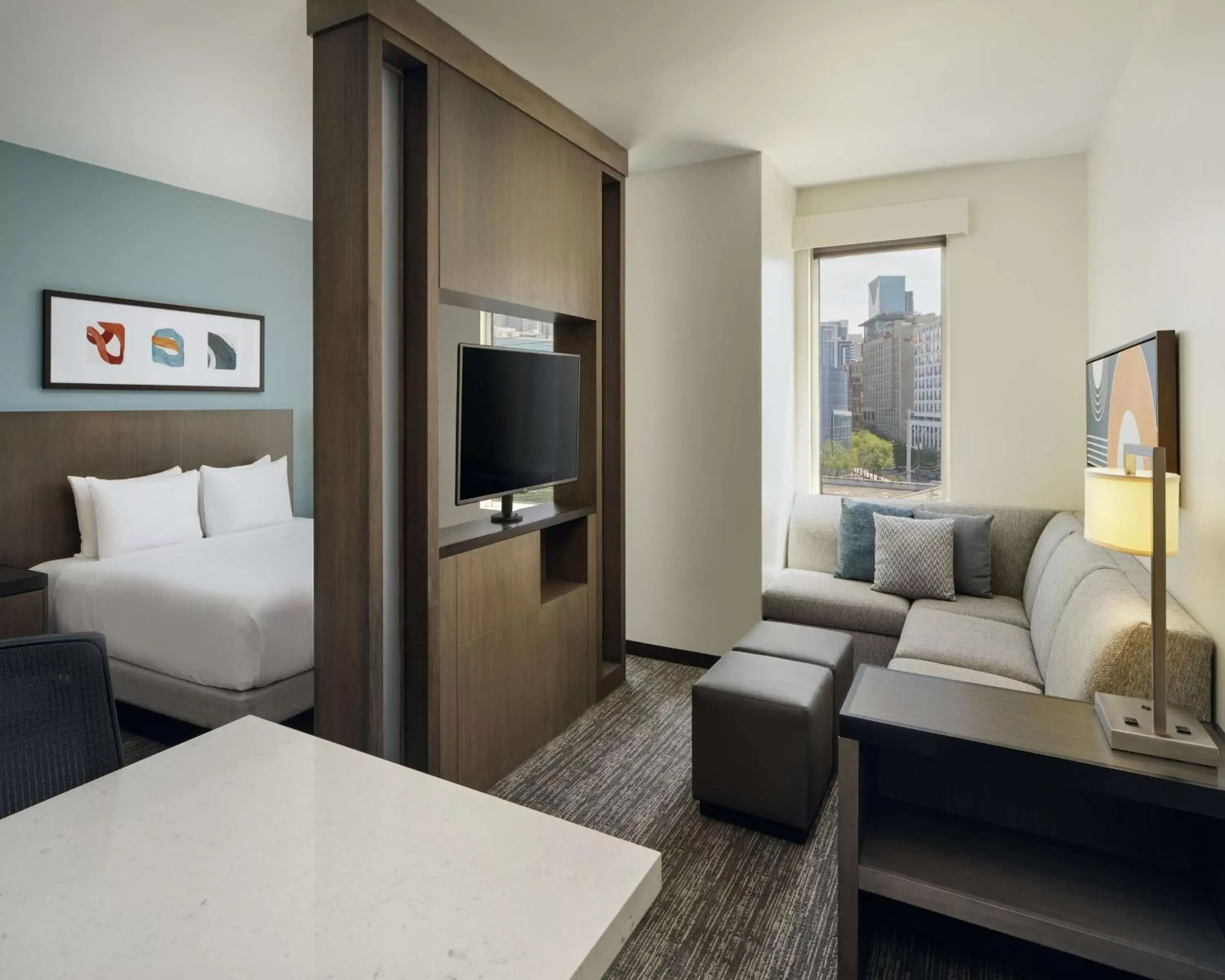 Bedroom, Seating Area in Hyatt House Atlanta Downtown