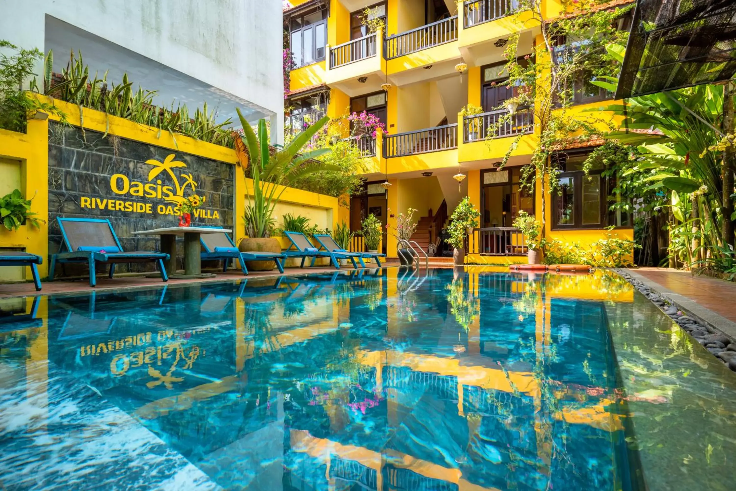 Deluxe Double or Twin Room with Garden View in Hoi An Green Riverside Oasis Villa Deluxe Double or Twin Room with Garden View in Hoi An Green Riverside Oasis Villa