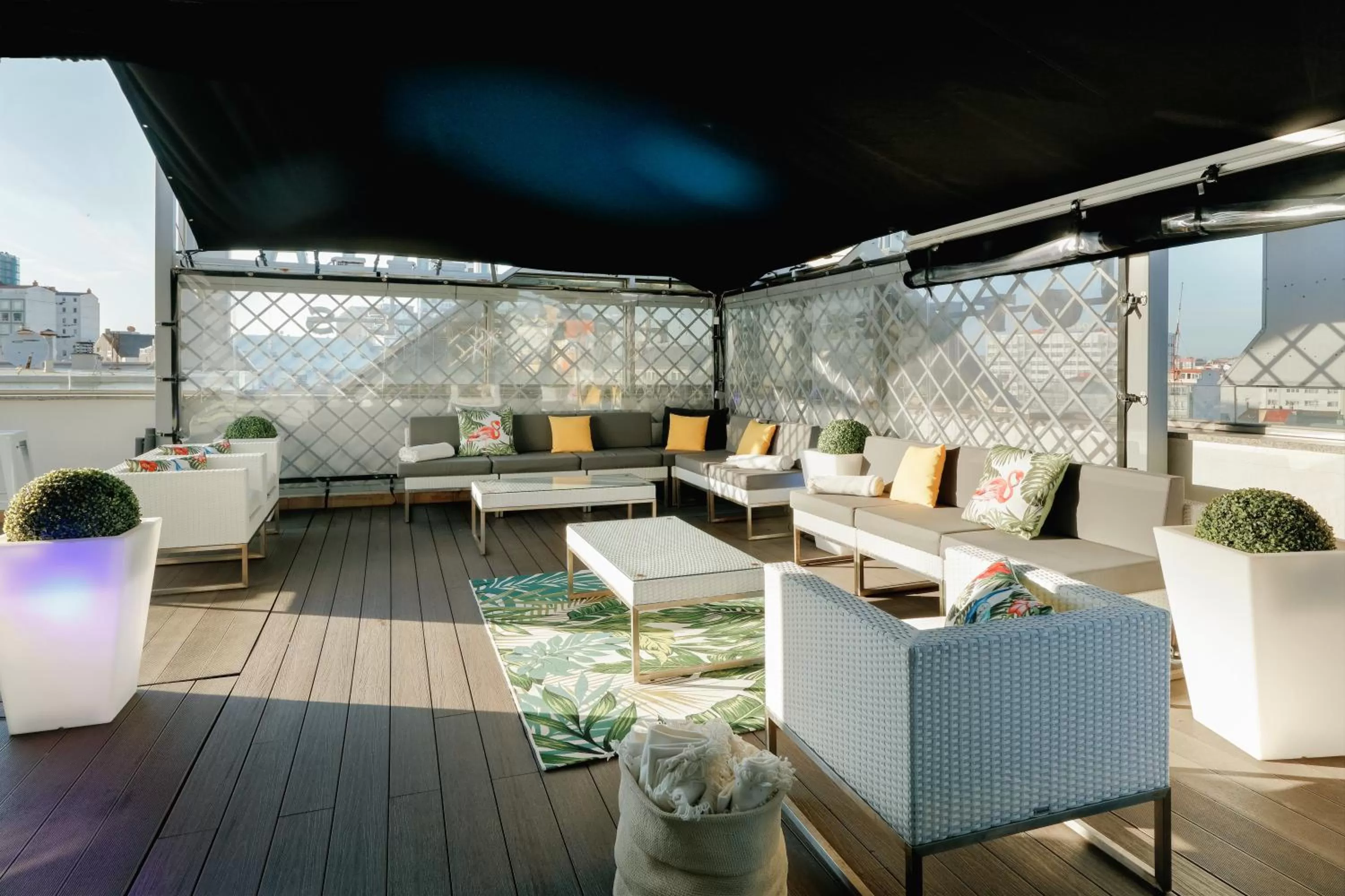 Balcony/Terrace in Hesperia A Coruña Centro