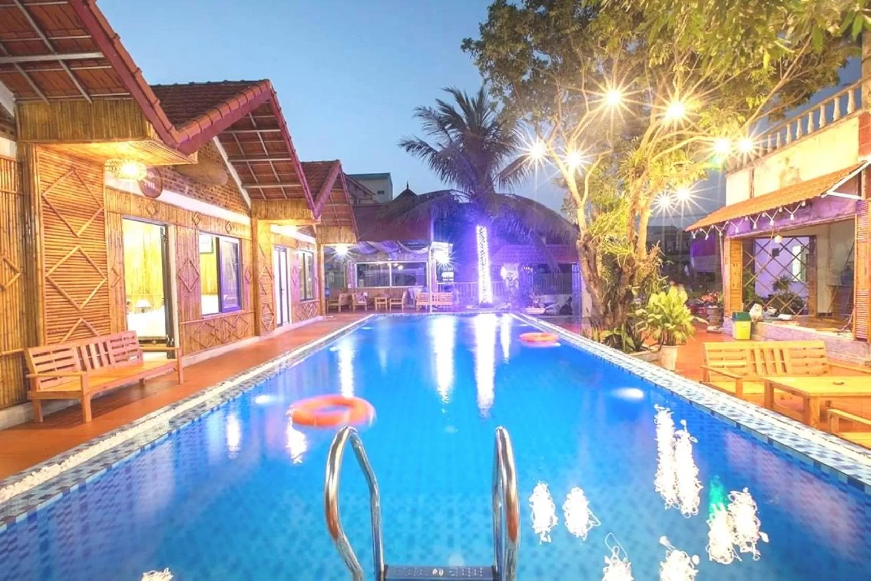 Swimming pool in Tam Coc Charming Bungalow