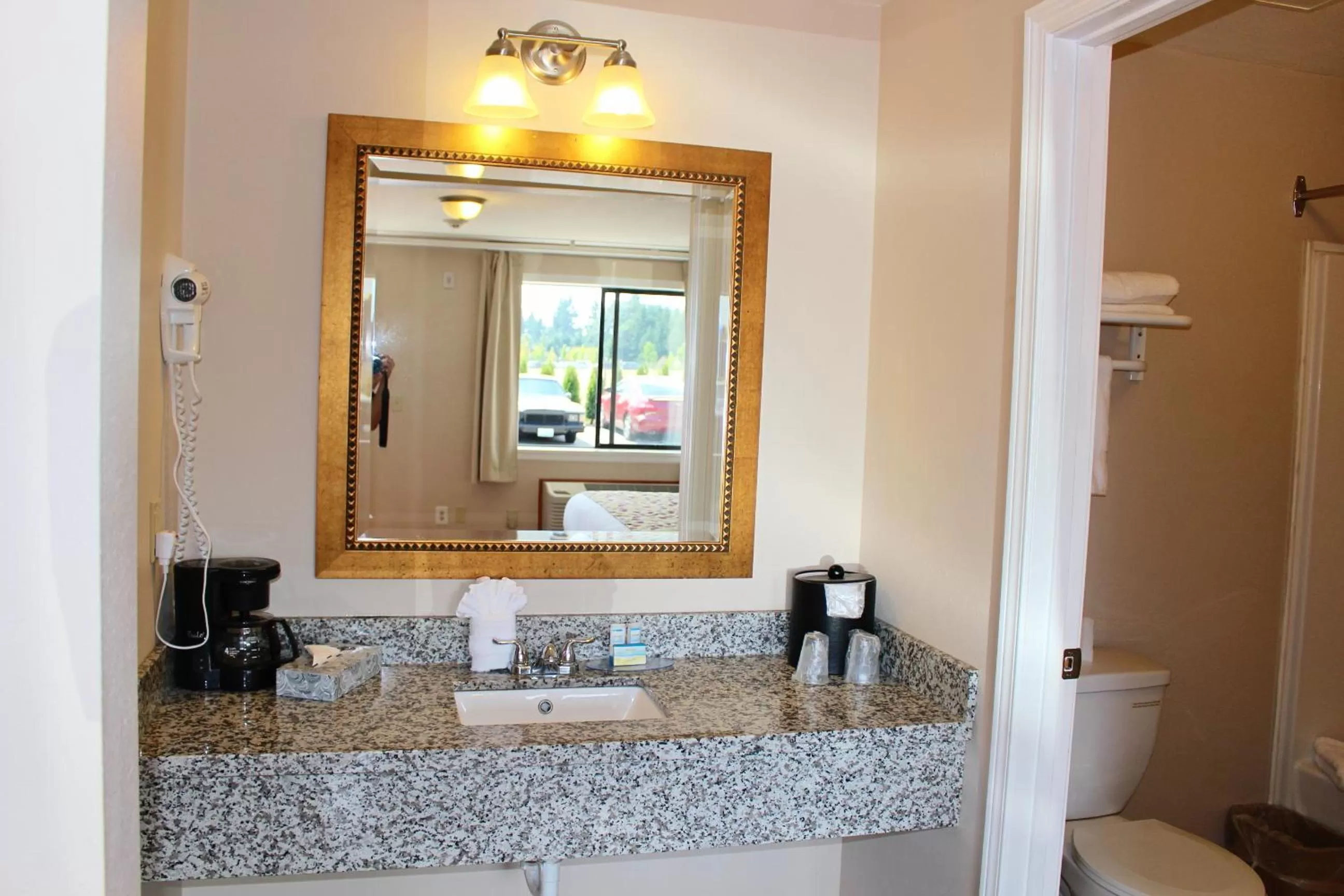 Toilet in Days Inn by Wyndham Lakewood South Tacoma