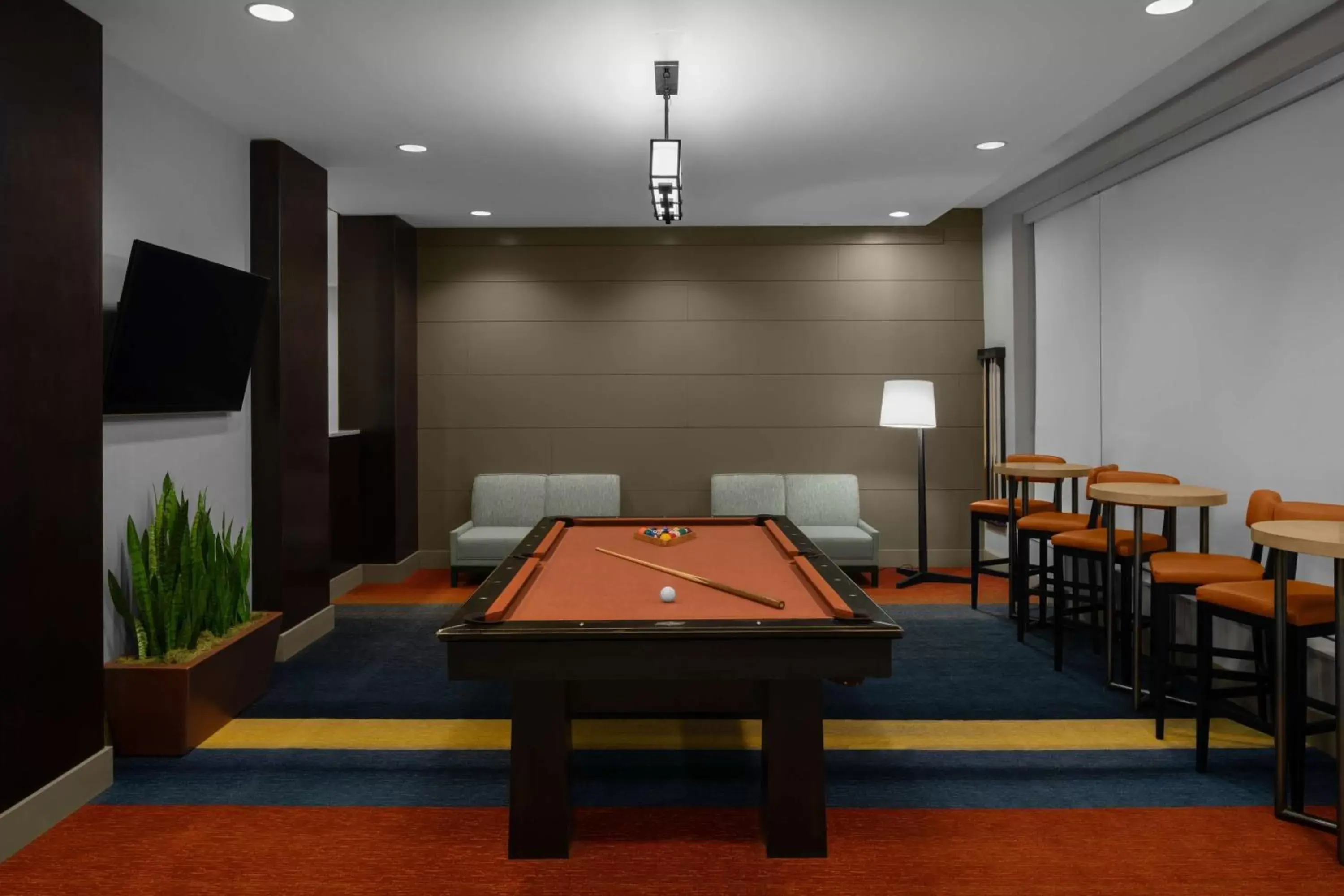 Lobby or reception, Billiards in Hyatt House Raleigh North Hills