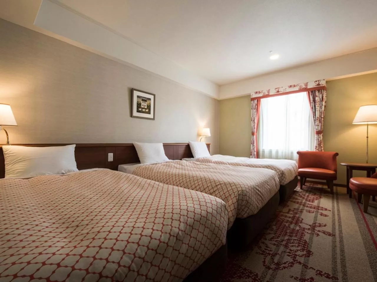 Bed in Hotel Nikko Huis Ten Bosch