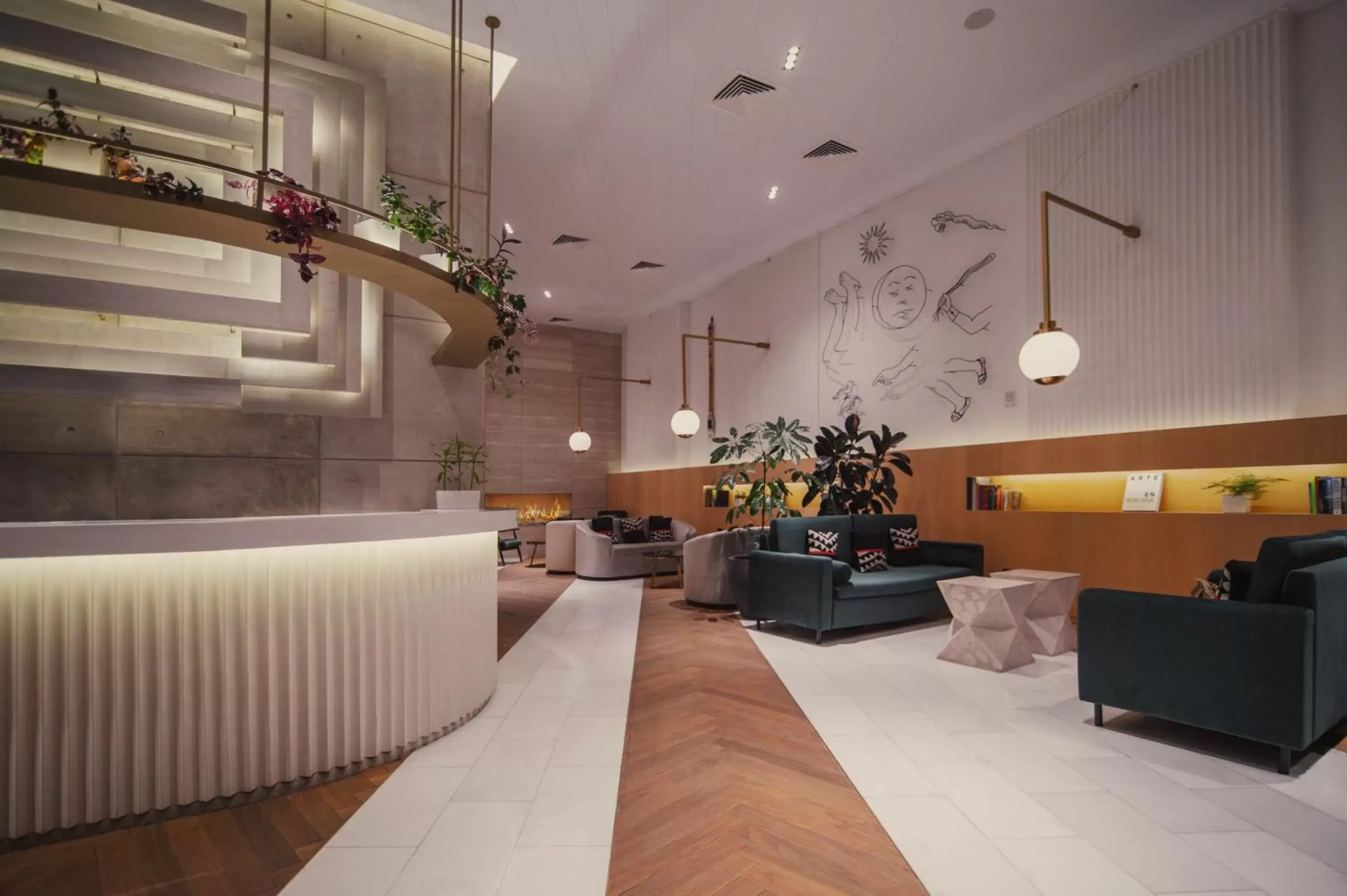 Lobby or reception in Met Hotel Lobby or reception in Met Hotel