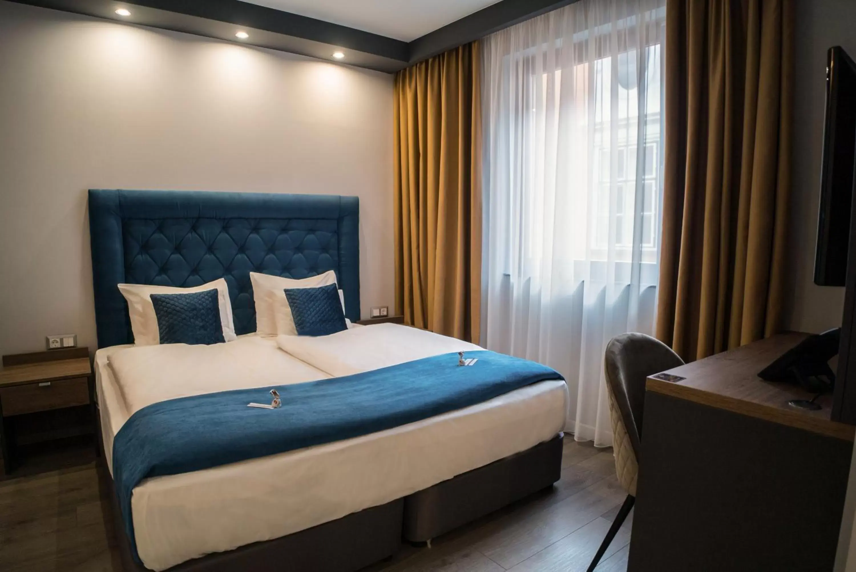 Bedroom, Bed in Hotel Palatinus